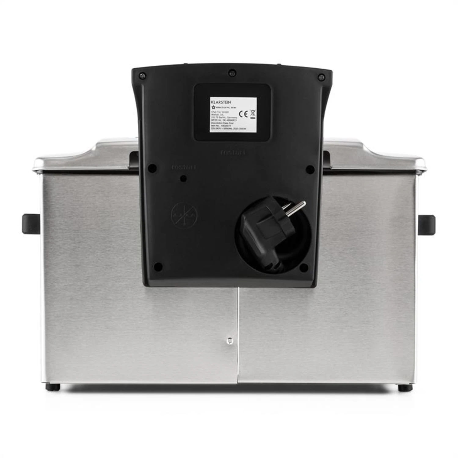 QuickPro XXL 3000 Fritteuse 5l 1,5kg 3000W Timer Edelstahl – Bild 5