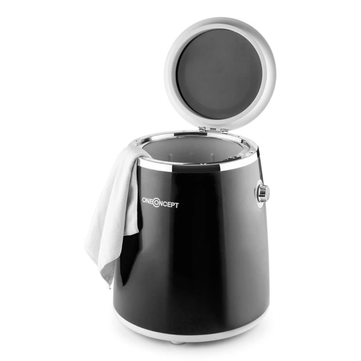 Ecowash-Pico Mini-Waschmaschine Schleuderfunktion 3,5 Kg 380W Schwarz – Bild 2