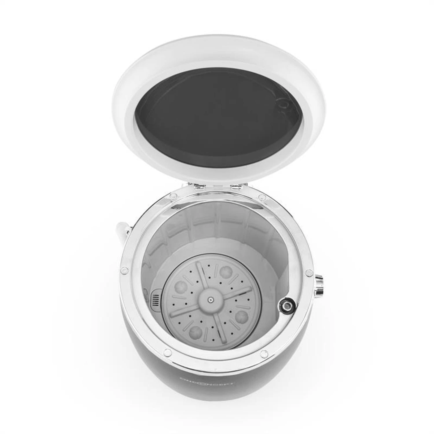 Ecowash-Pico Mini-Waschmaschine Schleuderfunktion 3,5 Kg 380W Schwarz – Bild 4