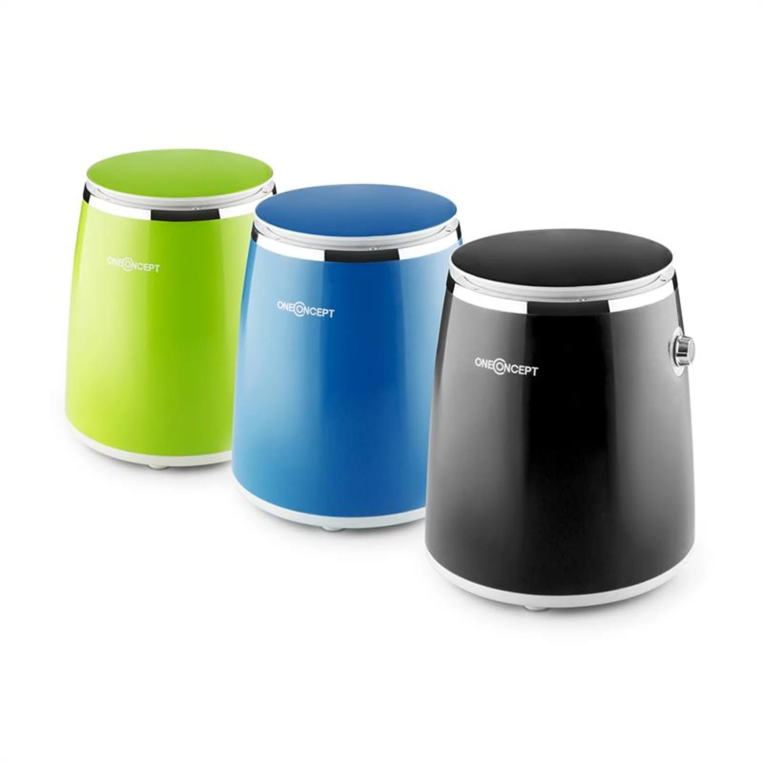 Ecowash-Pico Mini-Waschmaschine Schleuderfunktion 3,5 Kg 380W Schwarz – Bild 9