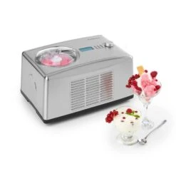 Yo & Yummy 2-in-1 Eiscremebereiter & Yoghurt Maker 150W 1,5l Edelstahl
