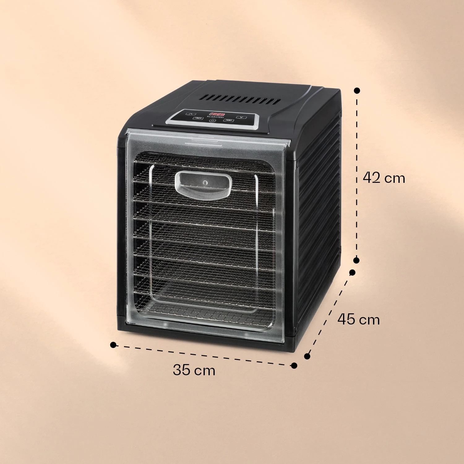 Fruit Jerky Plus 9 Dörrautomat Timer 9 Ablagen 600-700 W 35-70 °C – Bild 5