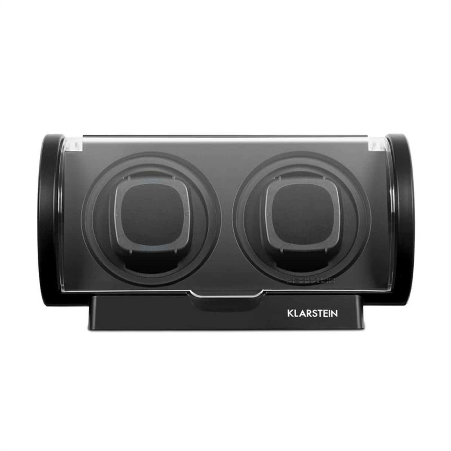 Lugano Uhrenbeweger Kunststoff 2 Uhren 4 Modi Schwarz – Bild 3