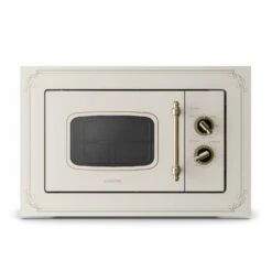 Victoria 20 Einbau-Mikrowelle, 20 L, 800 W, Grill: 1000 W, Elfenbein