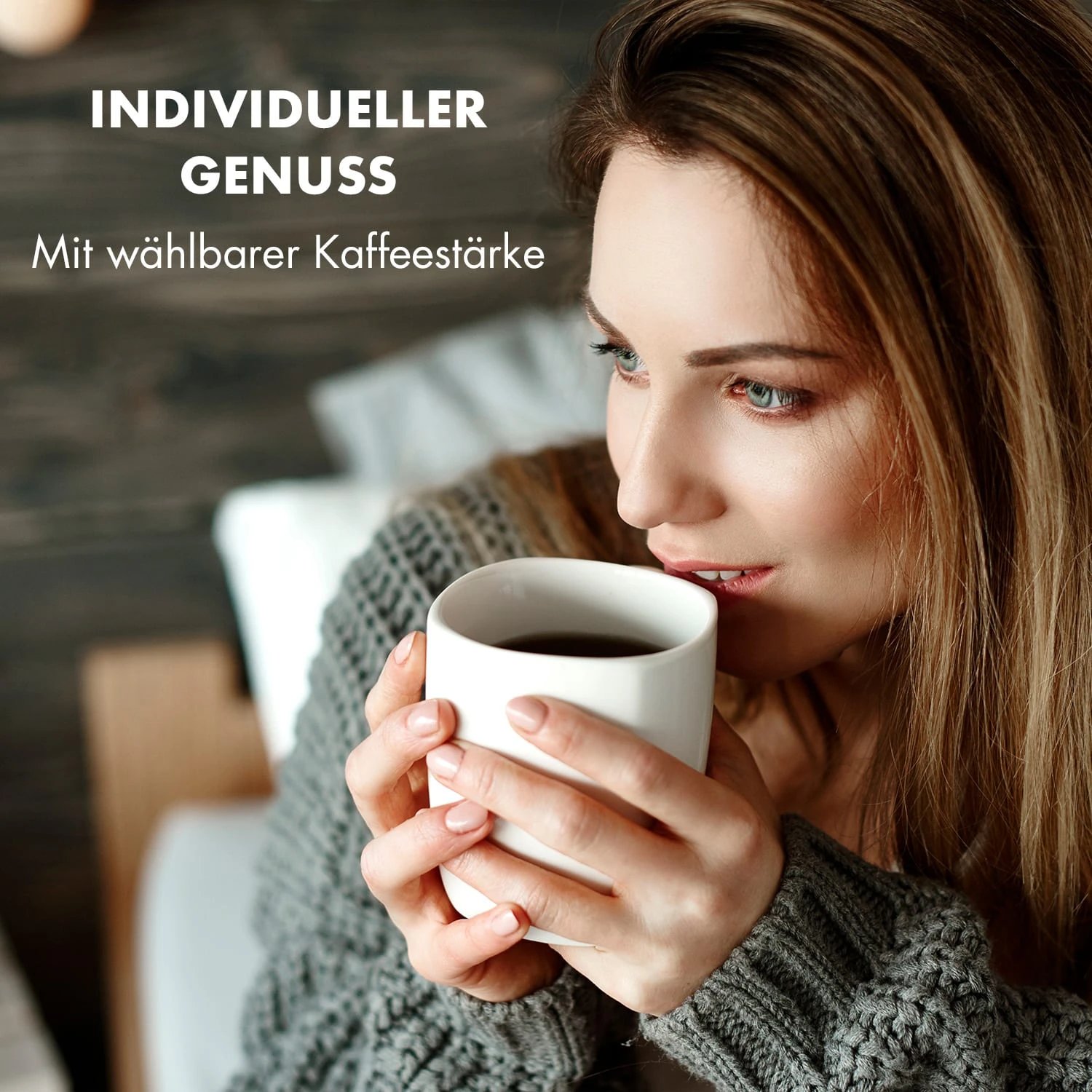 Kaffeemaschine Arabica 800W EasyTouch Control Silber/schwarz – Bild 3