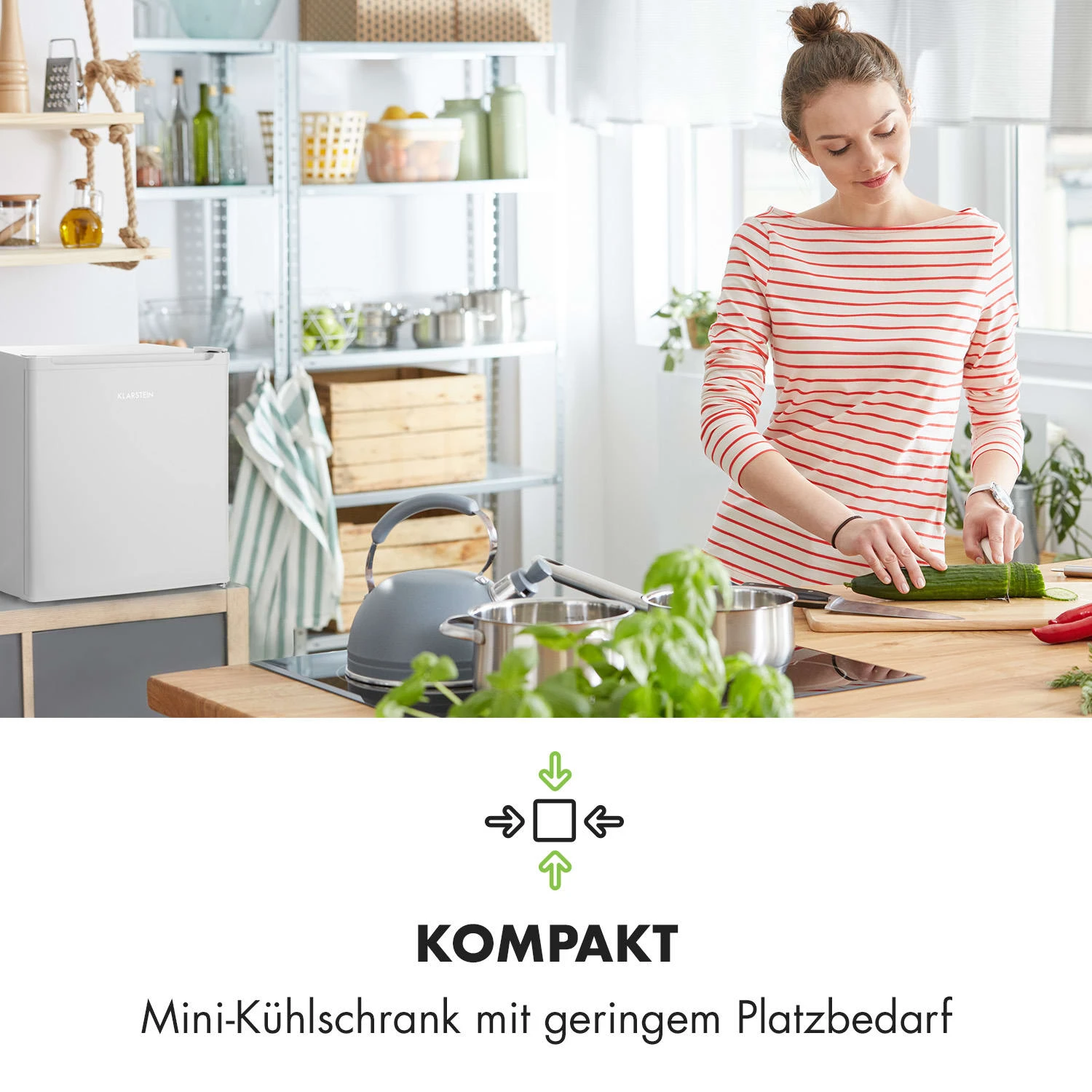 Snoopy Eco Mini-Kühlschrank Mit Gefrierfach 41 Liter 39dB – Bild 2