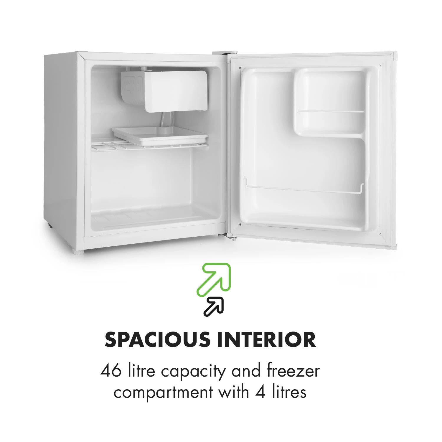 Snoopy Eco Mini-Kühlschrank Mit Gefrierfach 41 Liter 39dB – Bild 3