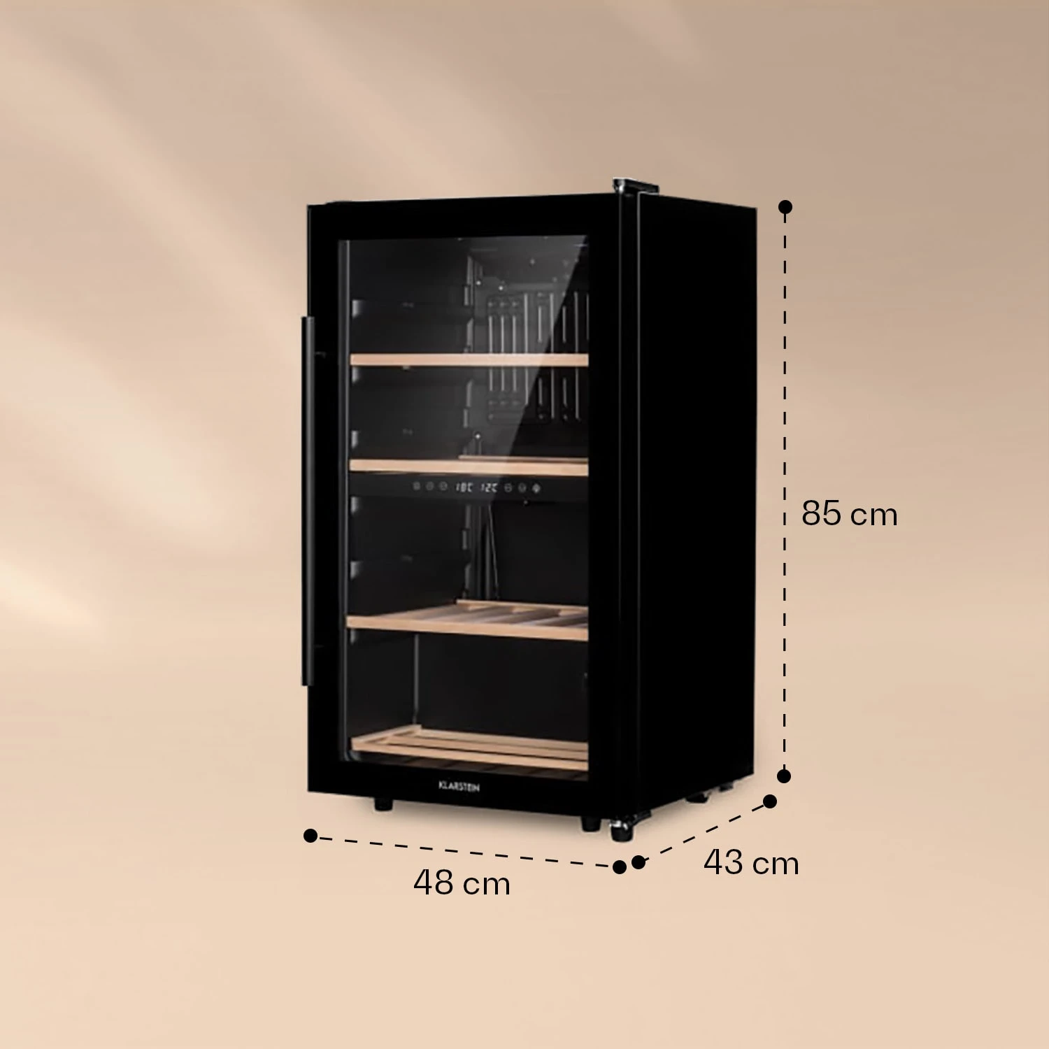 Barossa 34 Duo Weinkühlschrank 34 Fl 80 Ltr 2 Zonen Touch-Steuerung – Bild 6
