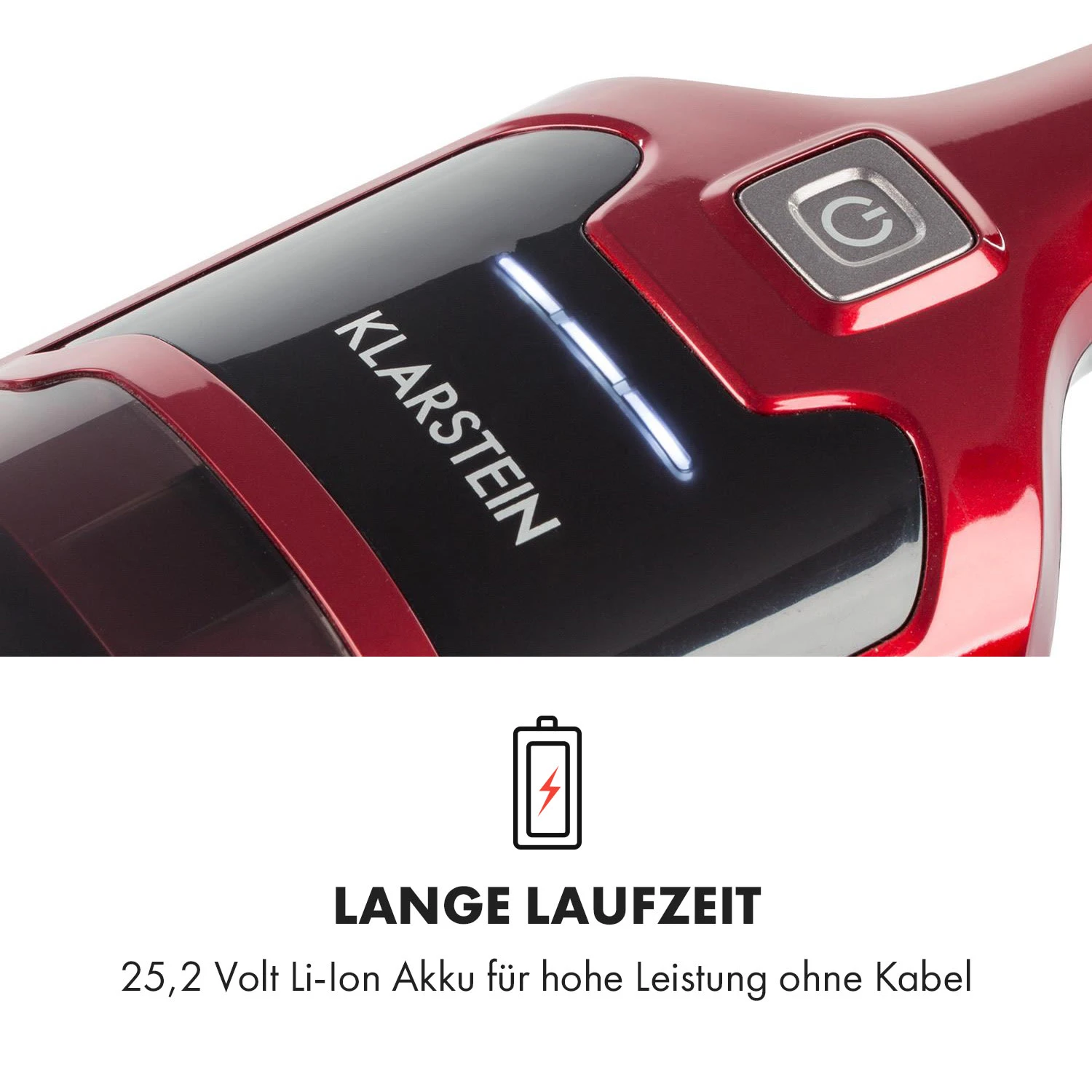 TurboHybrid Staubsauger Boden- Und Handstaubsauger Metallic-rot – Bild 5