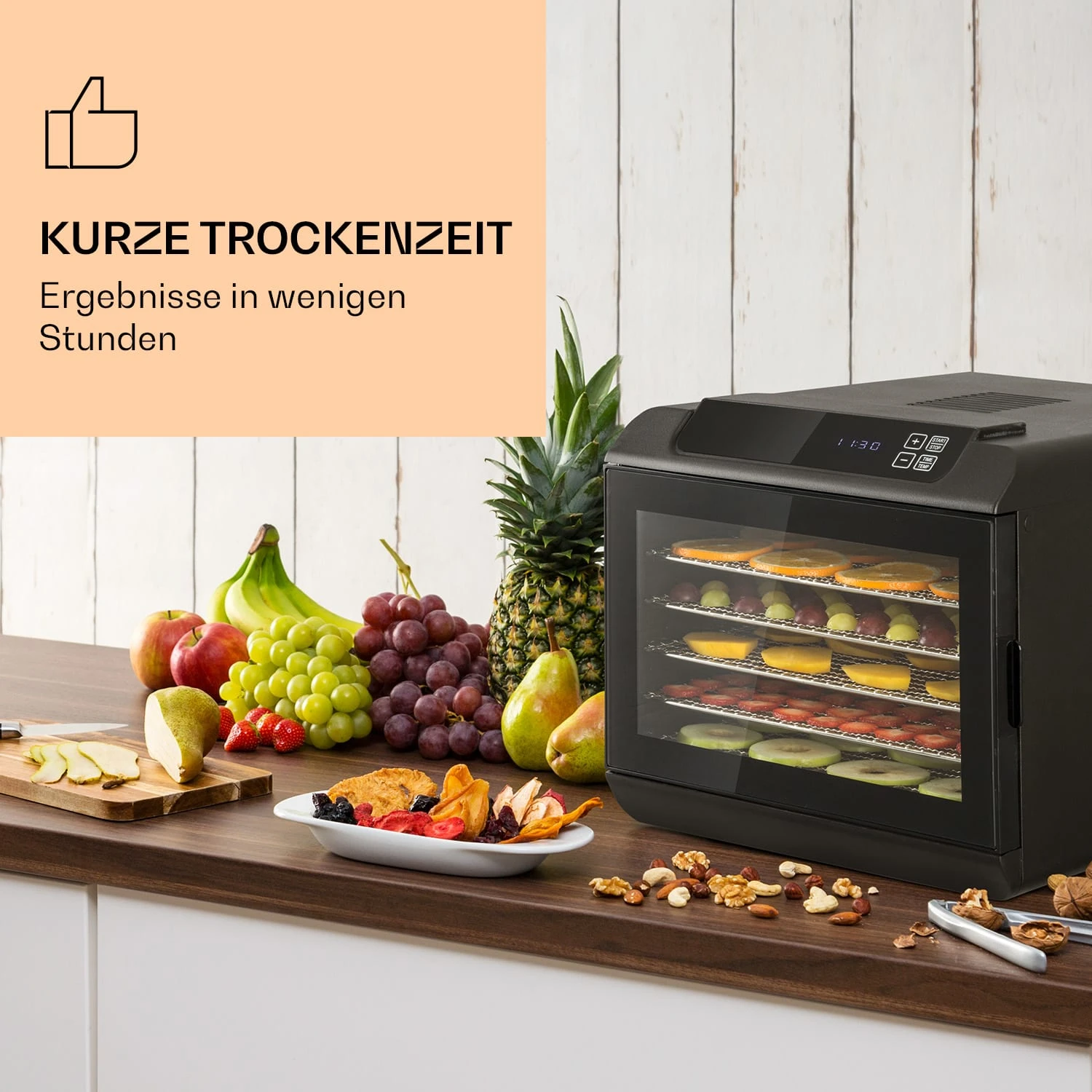 Arizona Jerky Dörrautomat 500W 35-70°C Digitales Touch-Display – Bild 2