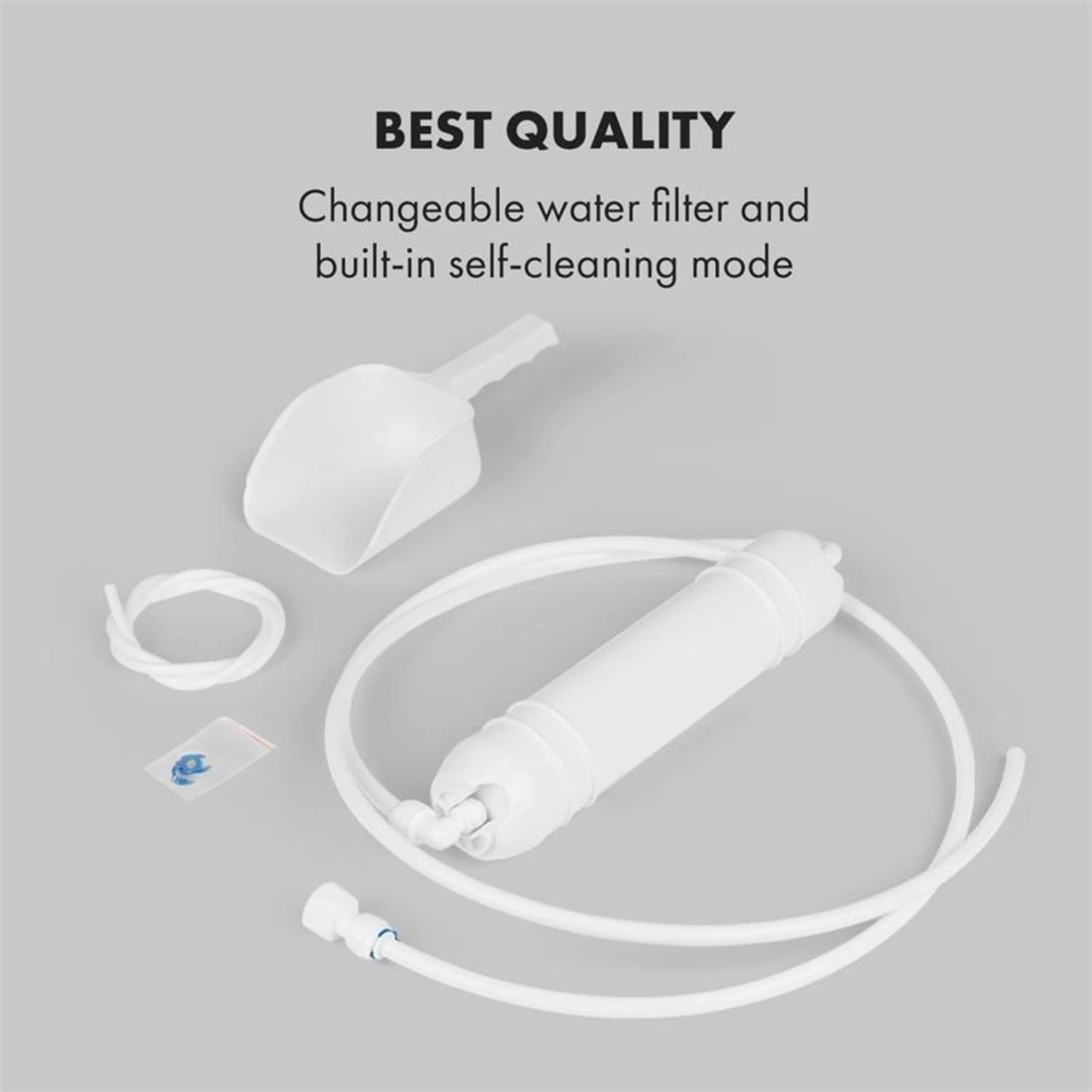 Glacial XL Profi-Eiswürfelmaschine 38kg/d 15l LED Edelstahl Schwarz – Bild 7