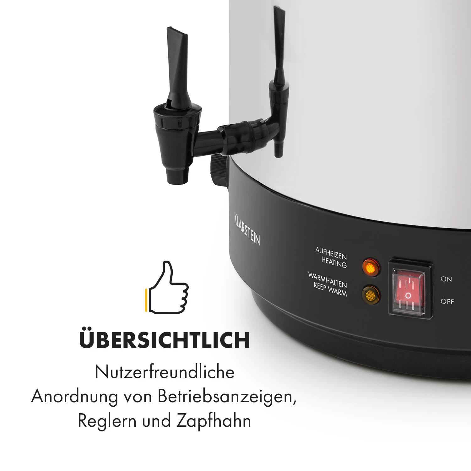 KonfiStar 40 Einkochautomat Getränkespender 2500W 40L Edelstahl – Bild 6