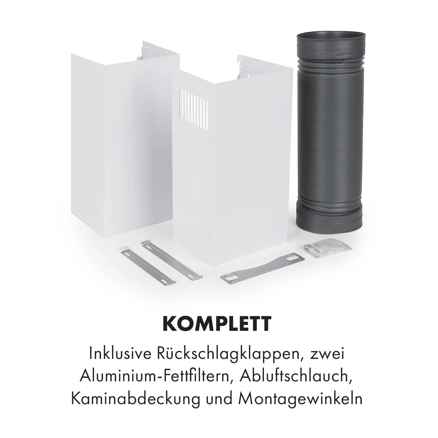 Laurel 60 Dunstabzugshaube 60cm Abluft: 350 M³/h LED Touch Weiß – Bild 9