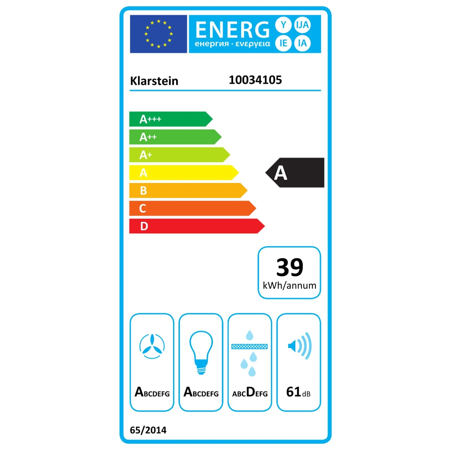 Alina Dunstabzugshaube 600 M³/h LED-Display Ambientelicht Glasfront – Bild 10
