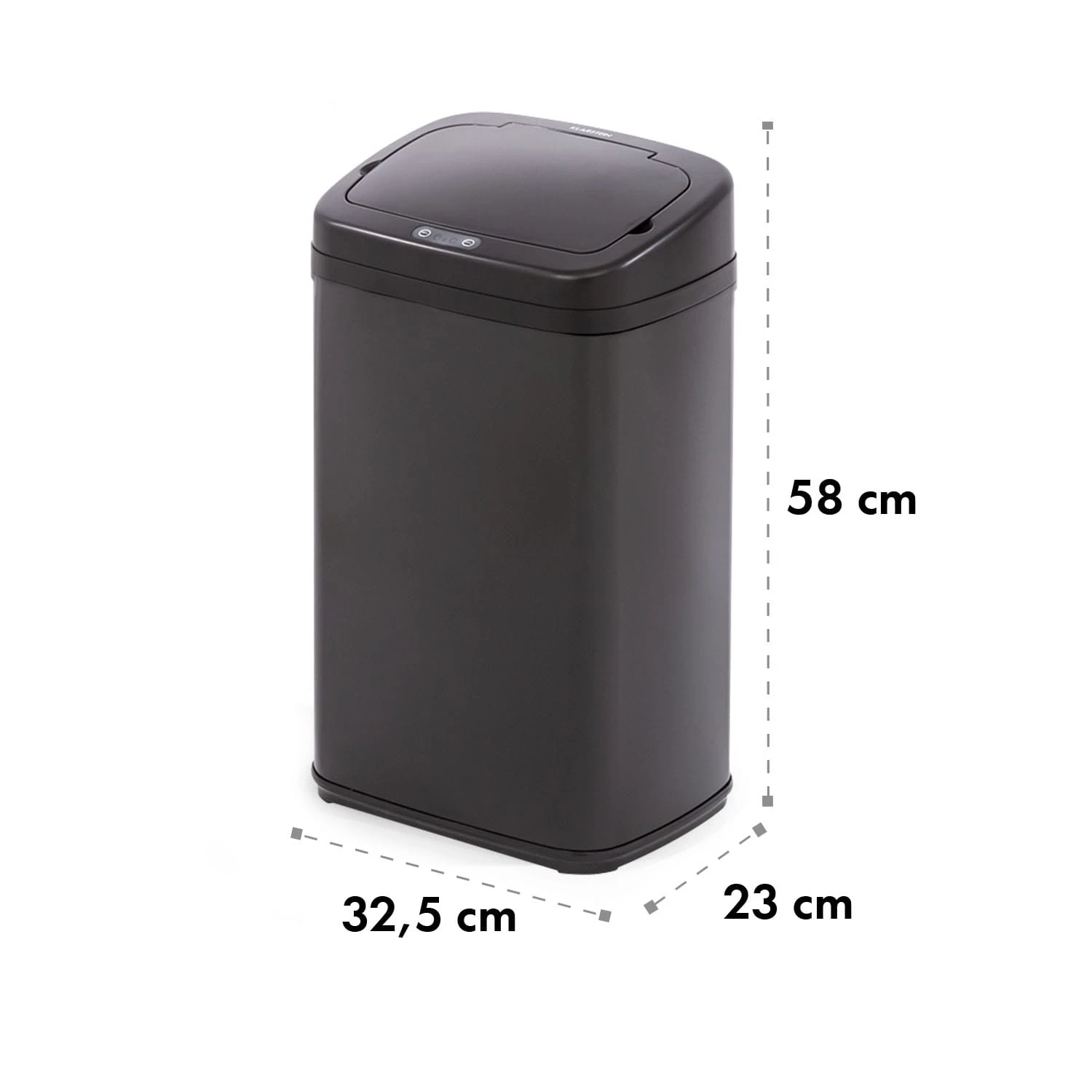 Cleansmann Mülleimer Sensor 30 Liter Für Müllbeutel ABS Edelstahl – Bild 11