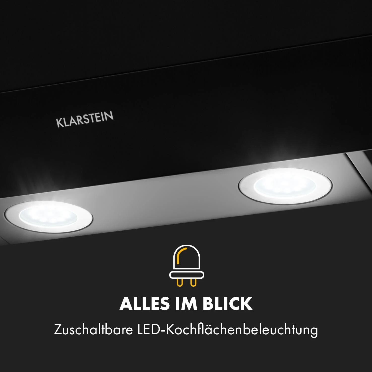 Athena 90 Dunstabzugshaube 90cm 300m³/h 69W Edelstahl – Bild 7