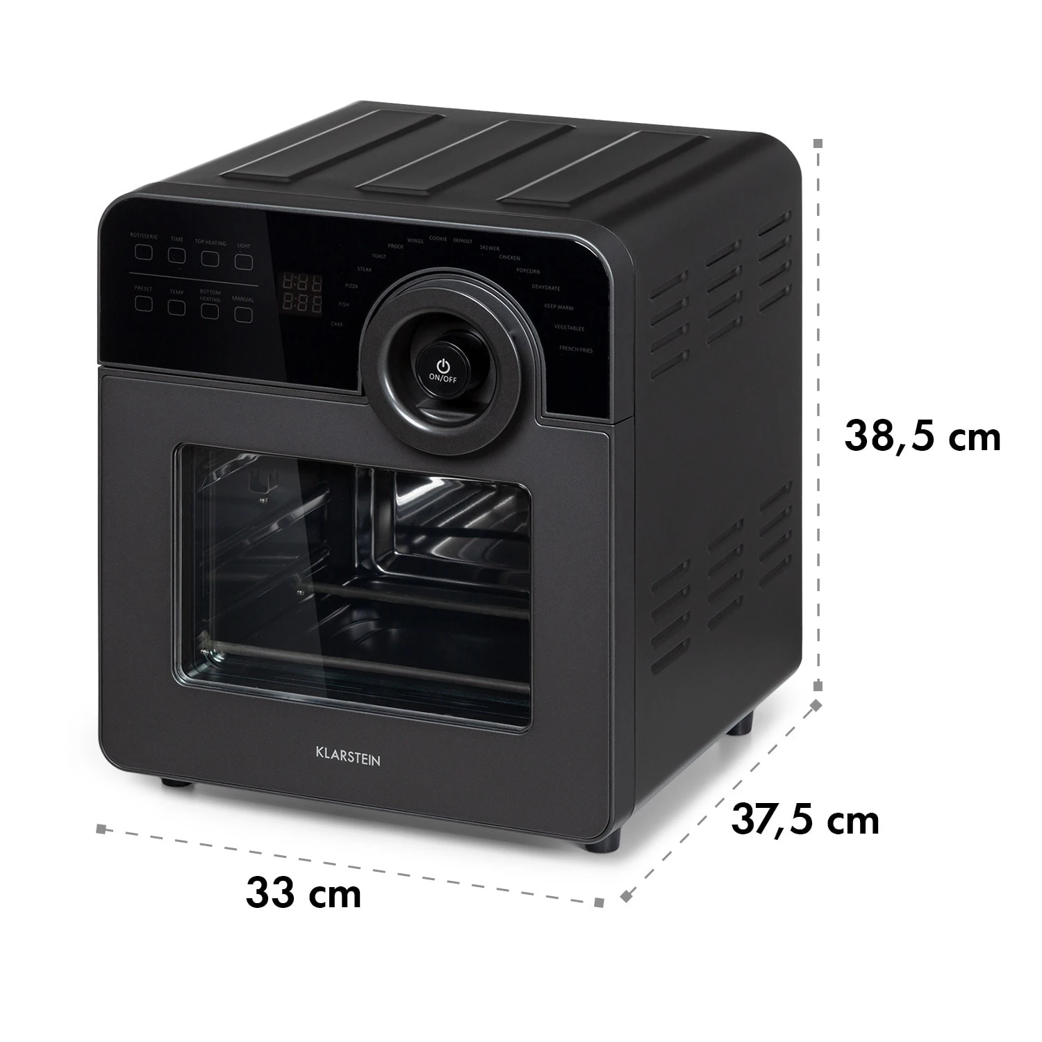 AeroVital Cube Chef Heißluftfritteuse 1700 W 14 Liter 16 Programme Ober- Und Unterhitze – Bild 8