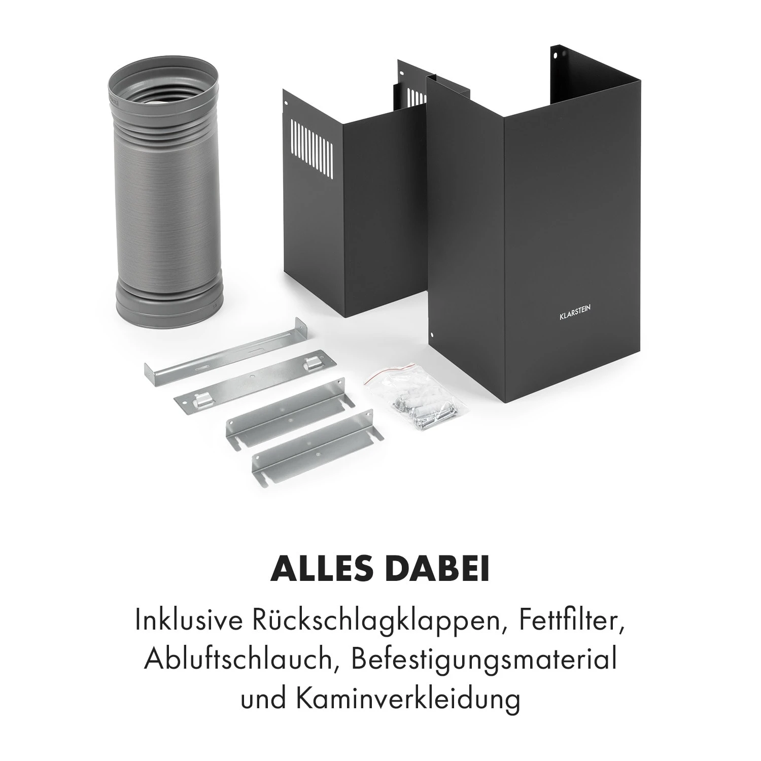 Sofia 90 Dunstabzugshaube Kopffrei 300 M³/h Touch-Control Glasfront – Bild 8