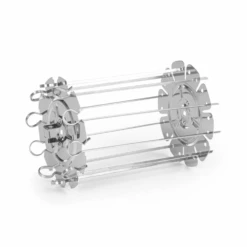 AeroVital Cube Chef Heißluftfritteuse Spießrost Zubehör Edelstahl