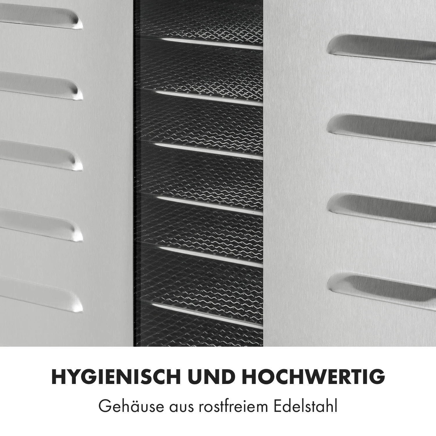 Master Jerky 300 Dörrautomat 2000W 40-90 °C 24h-Timer Edelstahl Silber – Bild 7