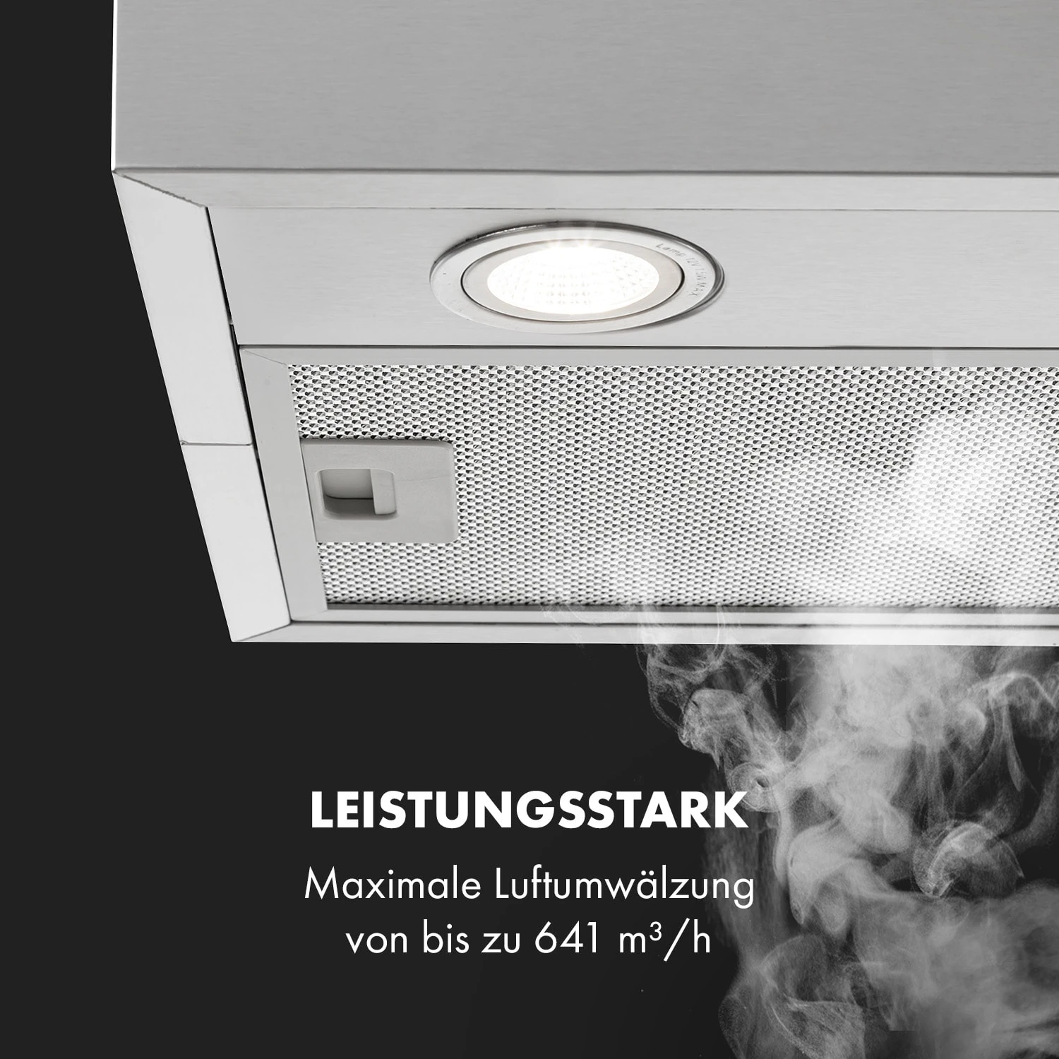 Structura Inselabzugshaube Abluft 641 M³/h Max. LED-Licht Edelstahl – Bild 3