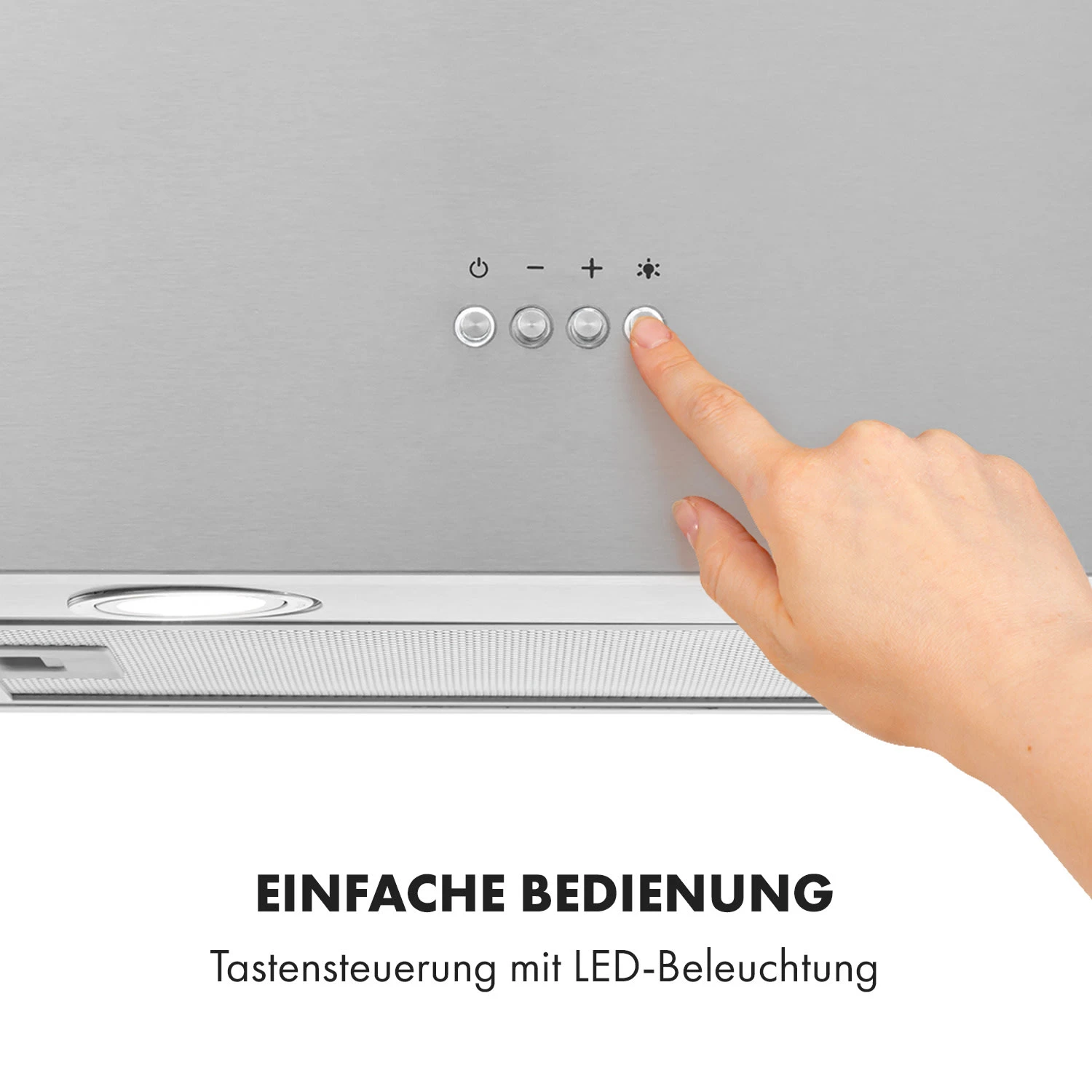 Structura Inselabzugshaube Abluft 641 M³/h Max. LED-Licht Edelstahl – Bild 4