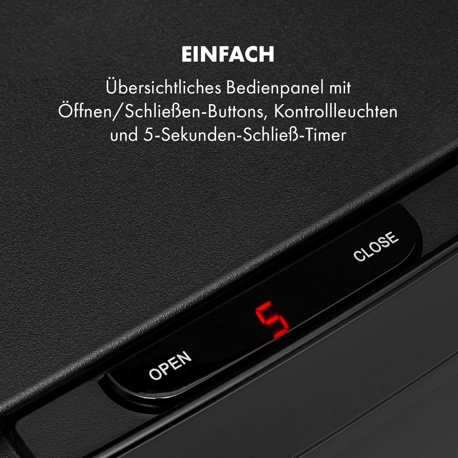 Touchless Black Stainless Steel Müllsammler Sensor 72L 4 Behälter ABS / PP / Edelstahl Schwarz – Bild 6