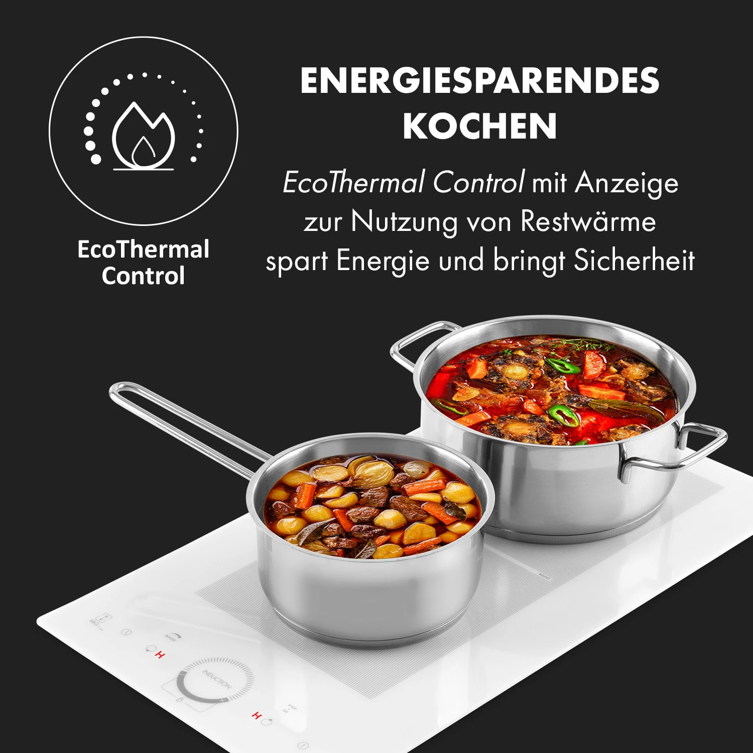 Delicatessa Slim Domino Induktionskochfeld 3500W Timer – Bild 6