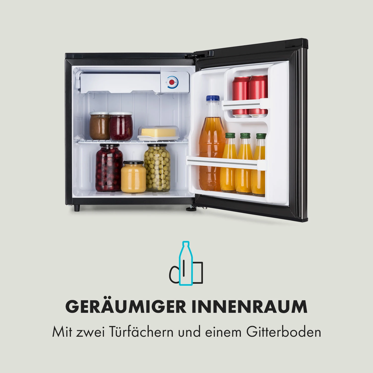 Yummy Kühlschrank Mit Gefrierfach 45 Liter 42dB – Bild 6