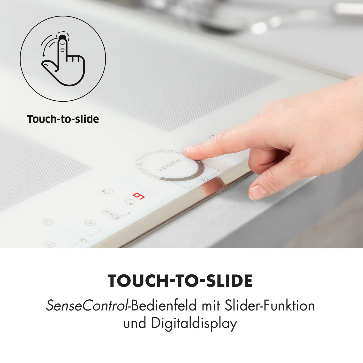 Delicatessa 60 Prime Induktionskochfeld 4 Zonen 7000W Timer – Bild 5