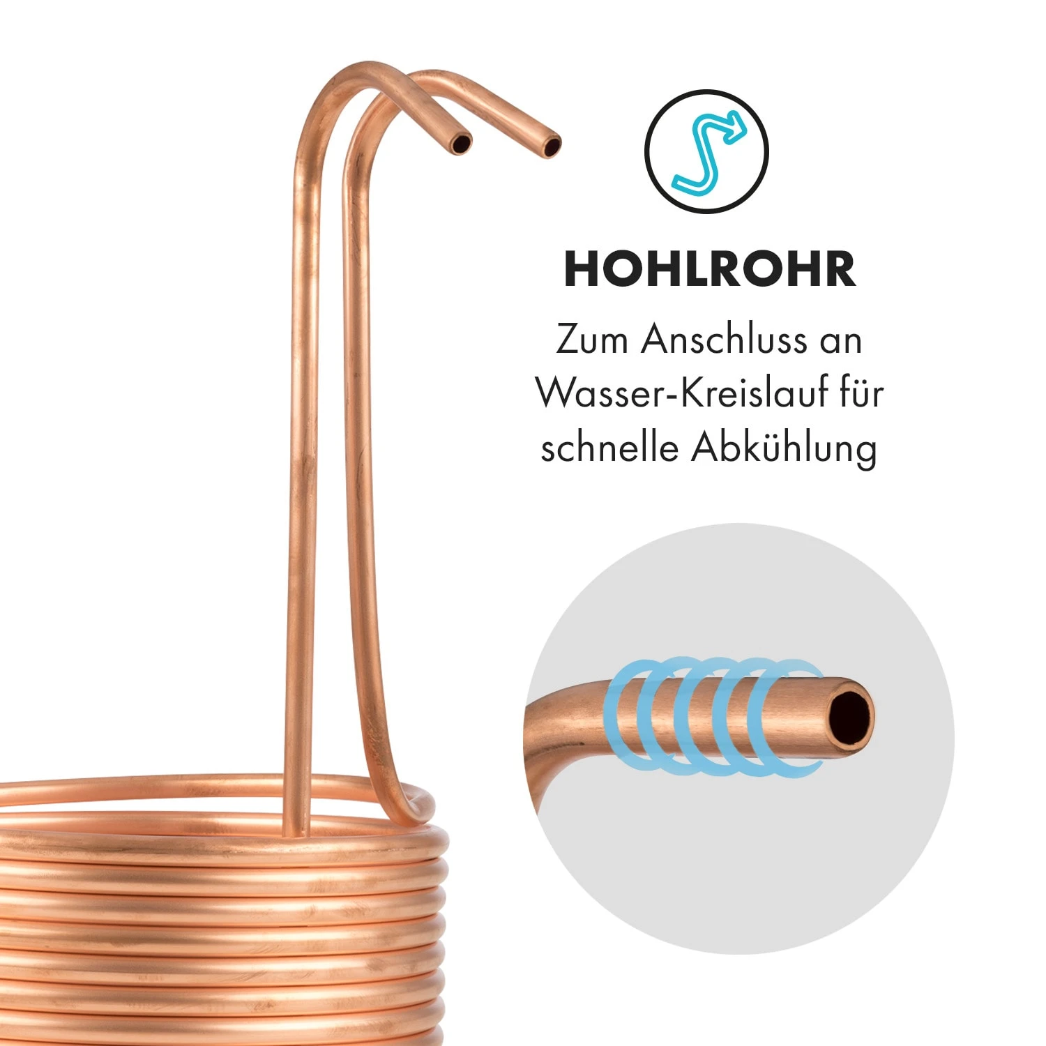 Chiller 10K Eintauchkühler Ø22,4 Cm 10 Schleifen – Bild 4