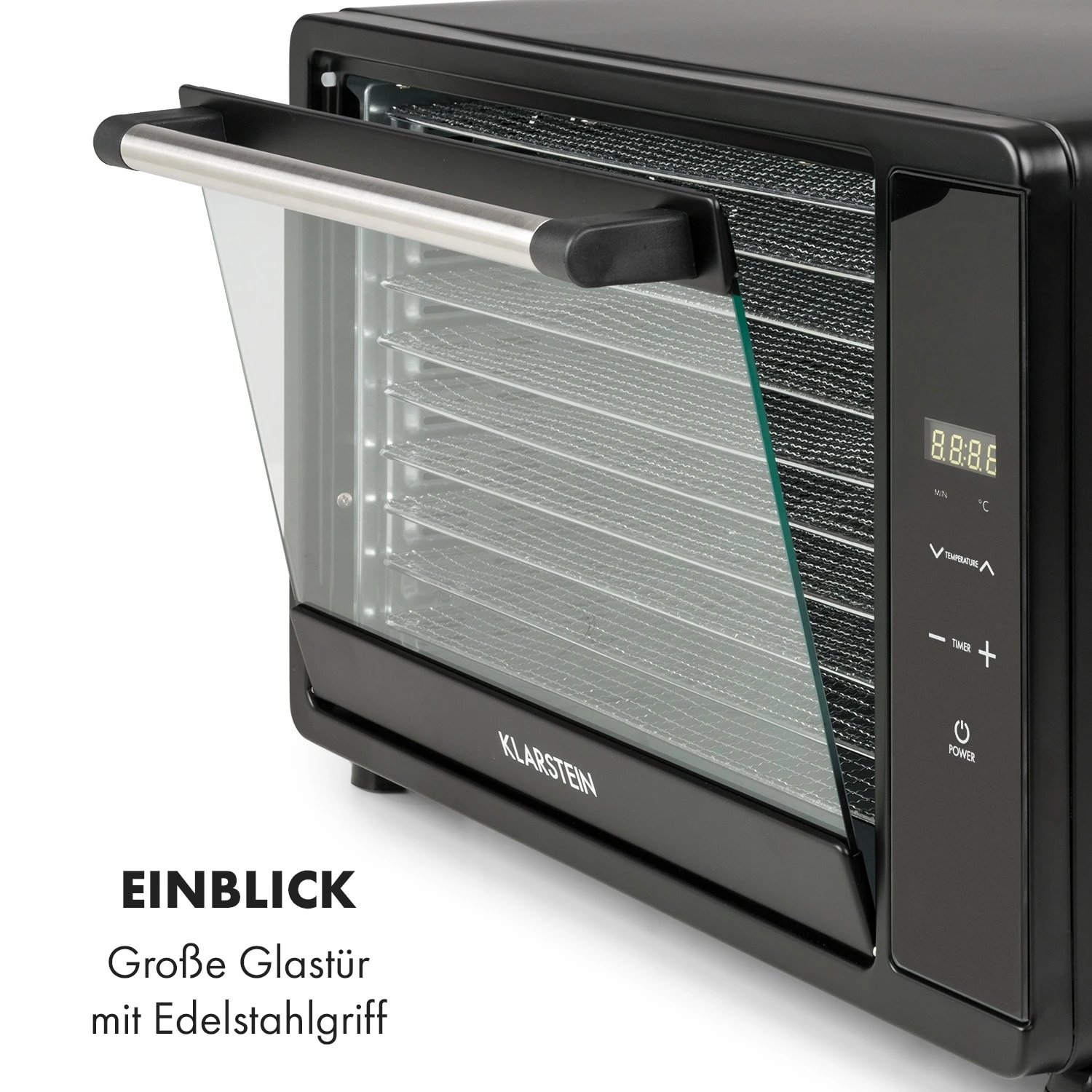 Mega Jerky Dörrautomat 650W 50-80°C LC-Touch-Display Timer – Bild 7