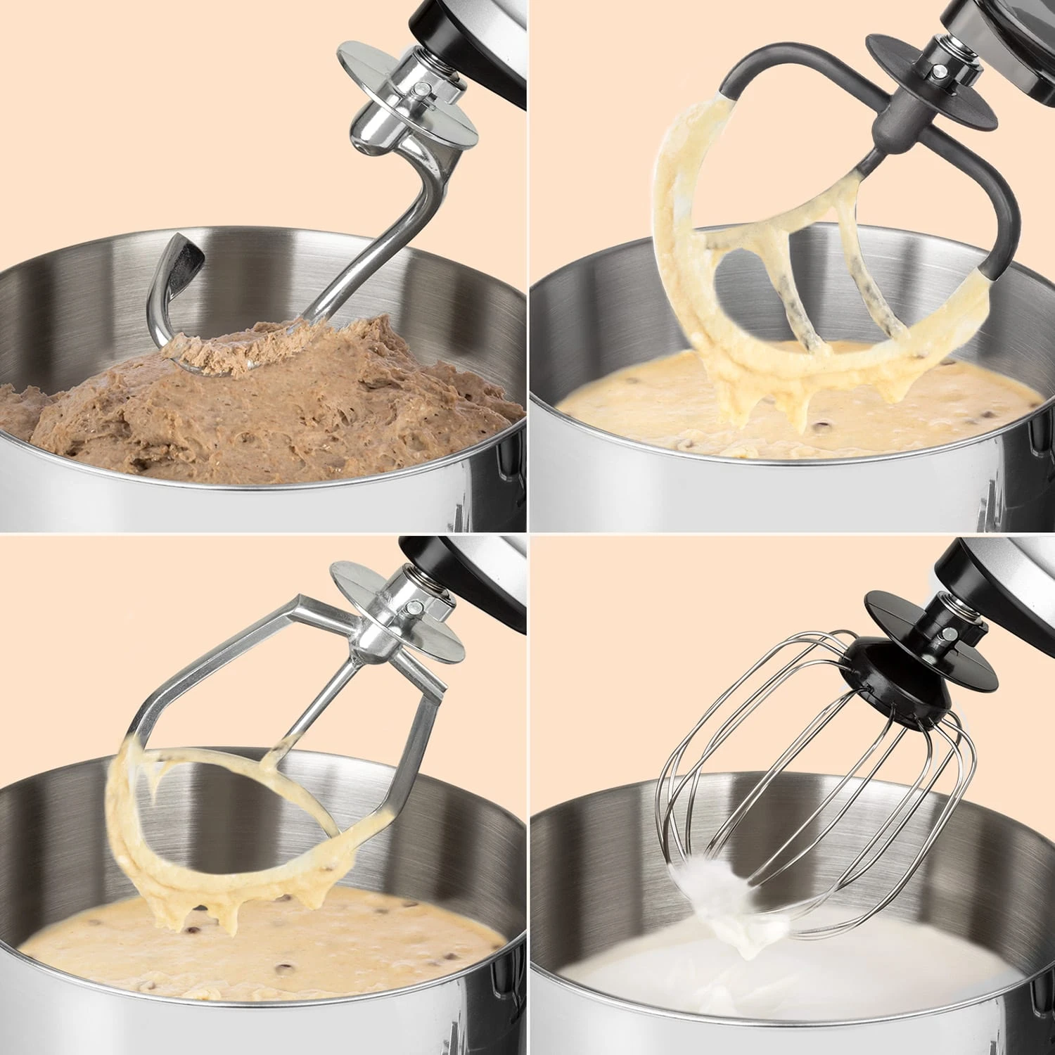 Knethaken Rührelement Für Bella Pico 2G / Robusta Aluminium-Druckguss – Bild 2