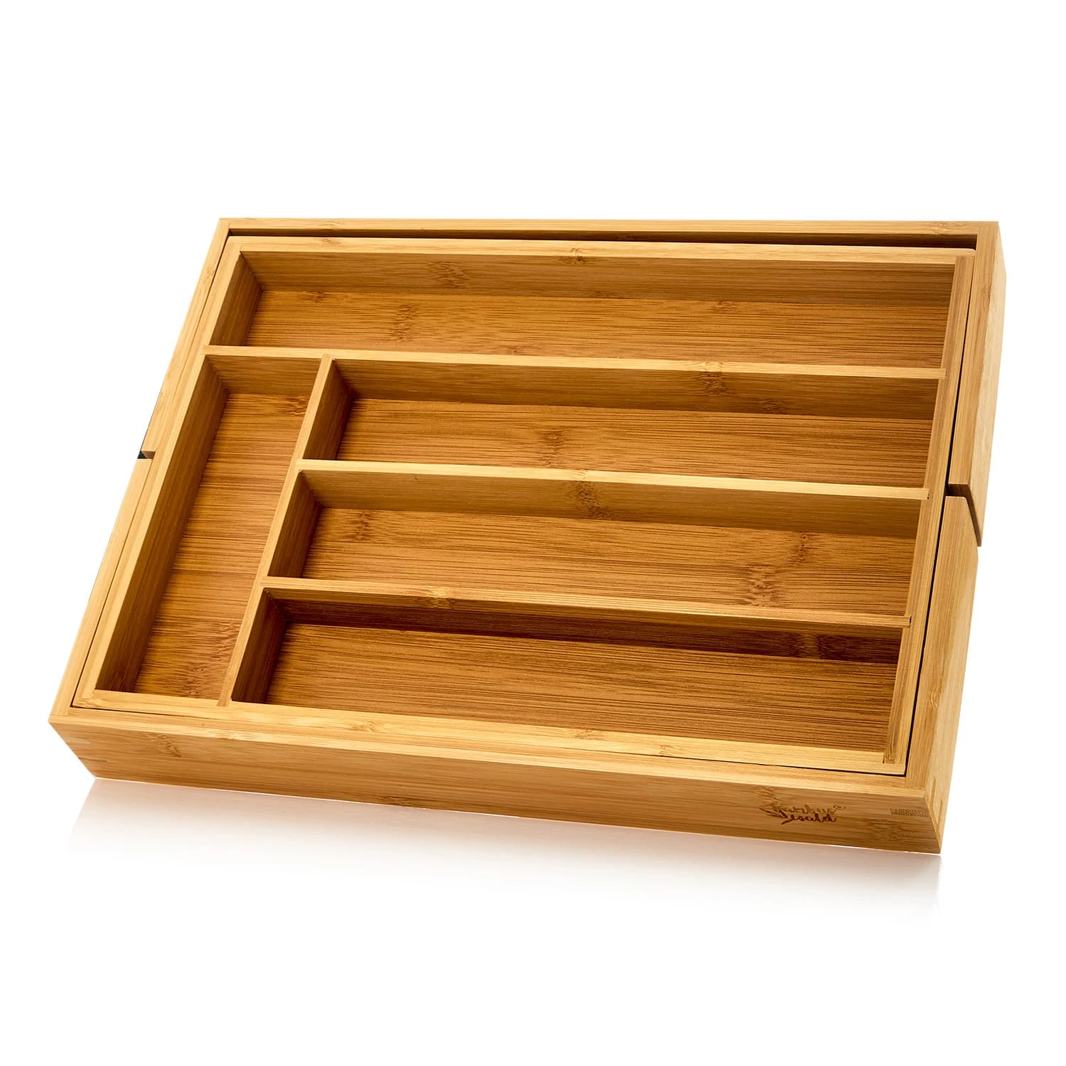 Besteckkasten 5-7 Fächer Max. 40 X 5 X 35,5 Cm Bambus – Bild 8