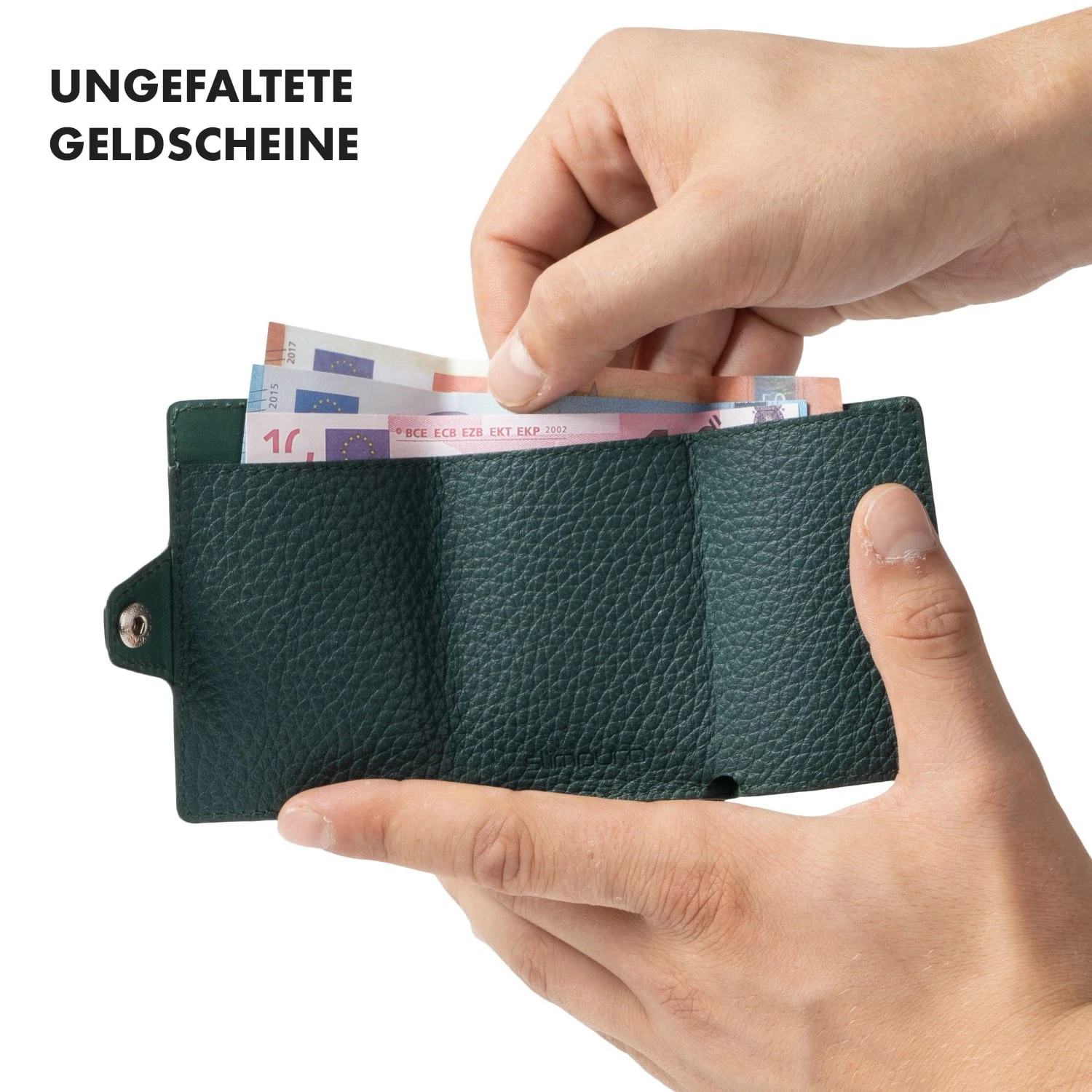ZNAP Slim Wallet 12 Karten Münzfach 8 X 1,8 X 6 Cm (BxHxT) RFID-Schutz – Bild 4