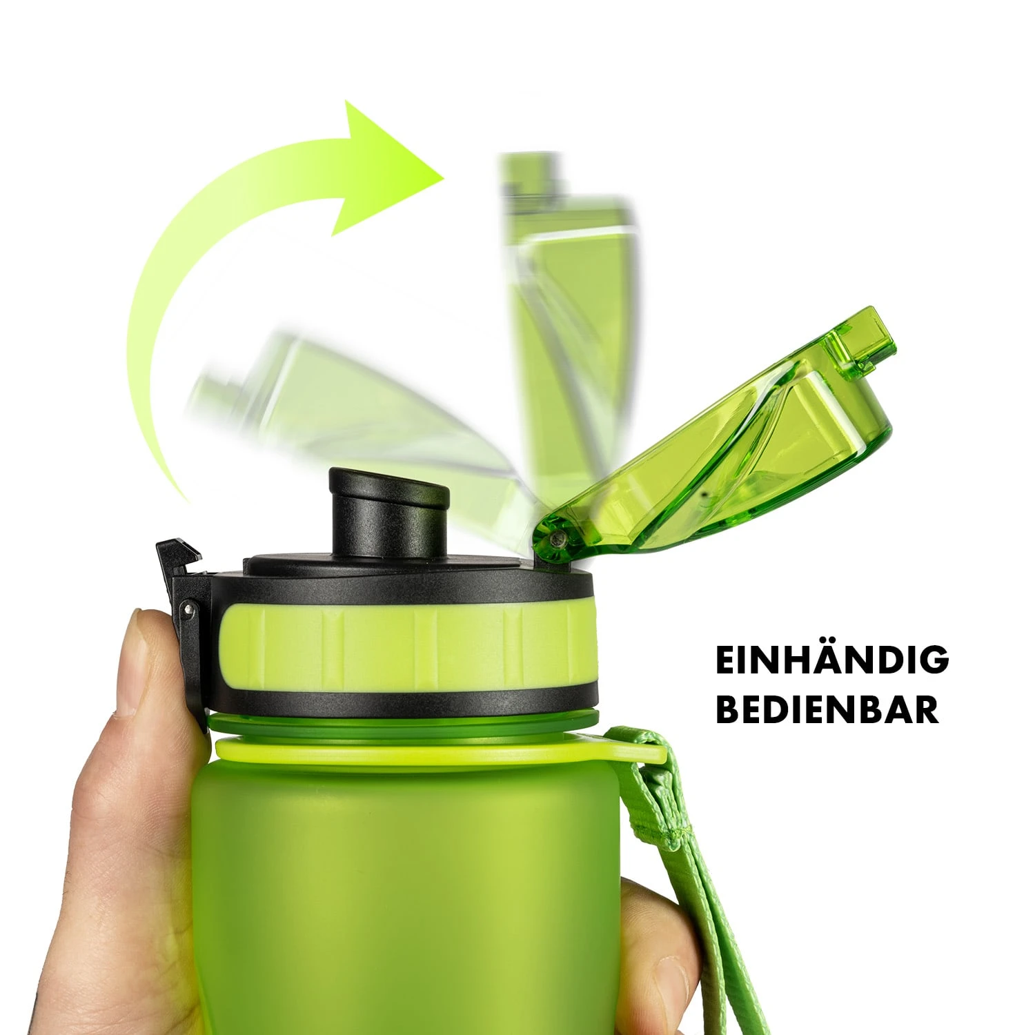 Lyseren Kindertrinkflasche 600 Ml Trinkskala Auslaufsicher Fruchtfilter – Bild 4