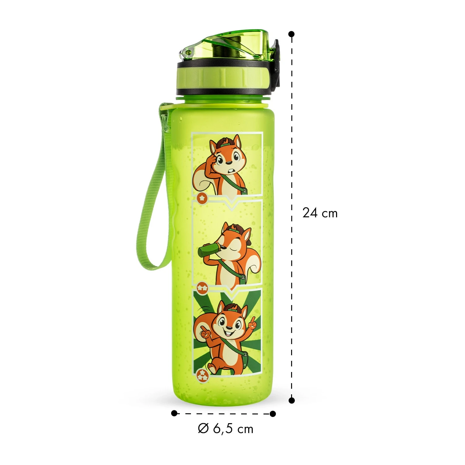 Lyseren Kindertrinkflasche 600 Ml Trinkskala Auslaufsicher Fruchtfilter – Bild 7