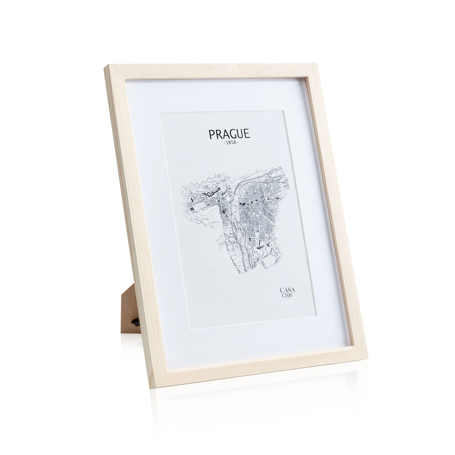 Edinburgh Bilderrahmen Rechteckig 30 X 40 Cm Fotos Passepartout Echtholz