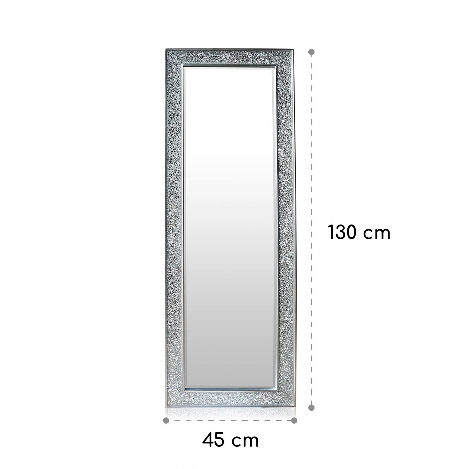 Norwich Spiegel Holzrahmen Rechteckig 130 X 45 Cm Mosaik-Design – Bild 7