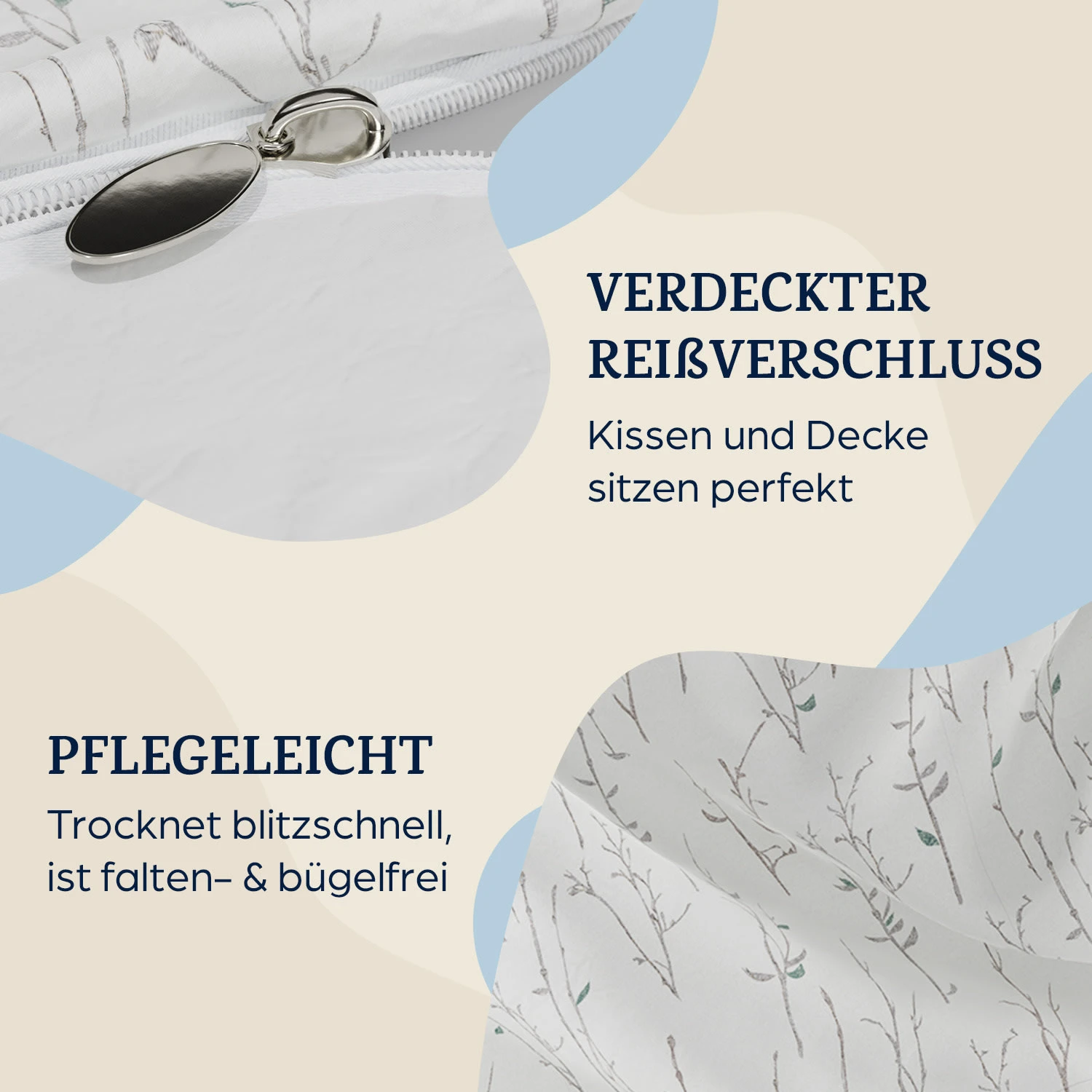 Soft Wonder-Edition Bettwäsche 140x200 Cm Mikrofaser – Bild 3