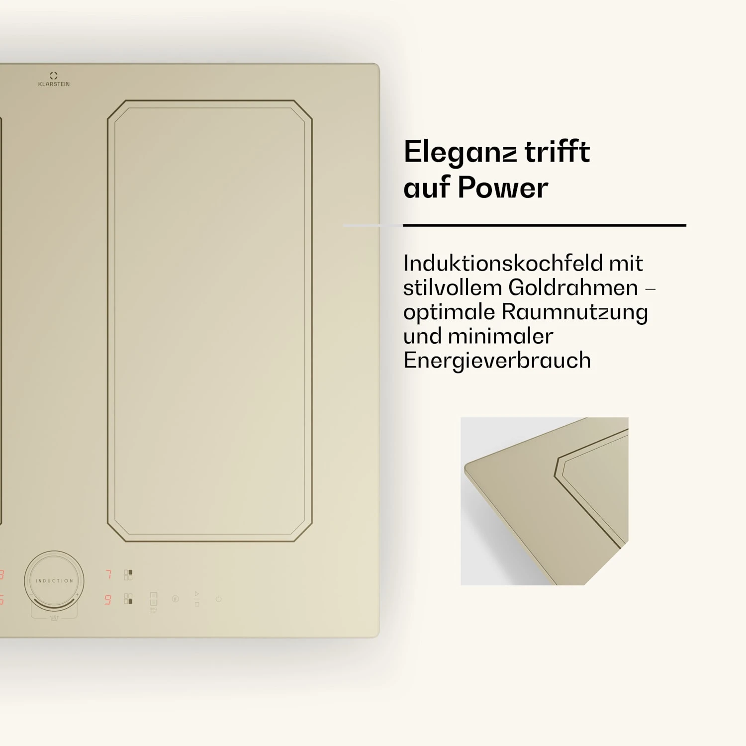 Victoria 4 Flex Induktionskochfeld Einbau 7000W 2 Flexzonen Timer – Bild 4