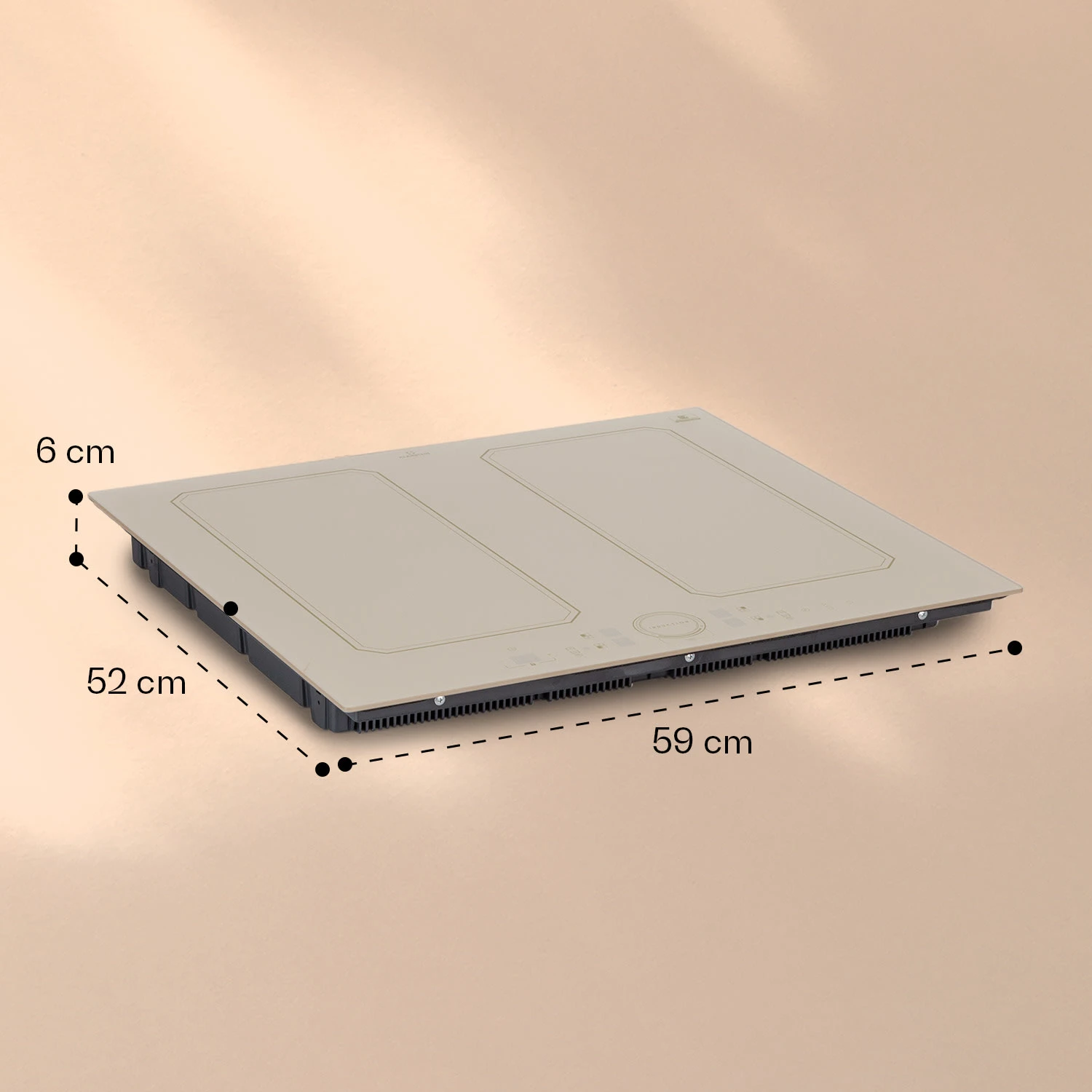 Victoria 4 Flex Induktionskochfeld Einbau 7000W 2 Flexzonen Timer – Bild 9