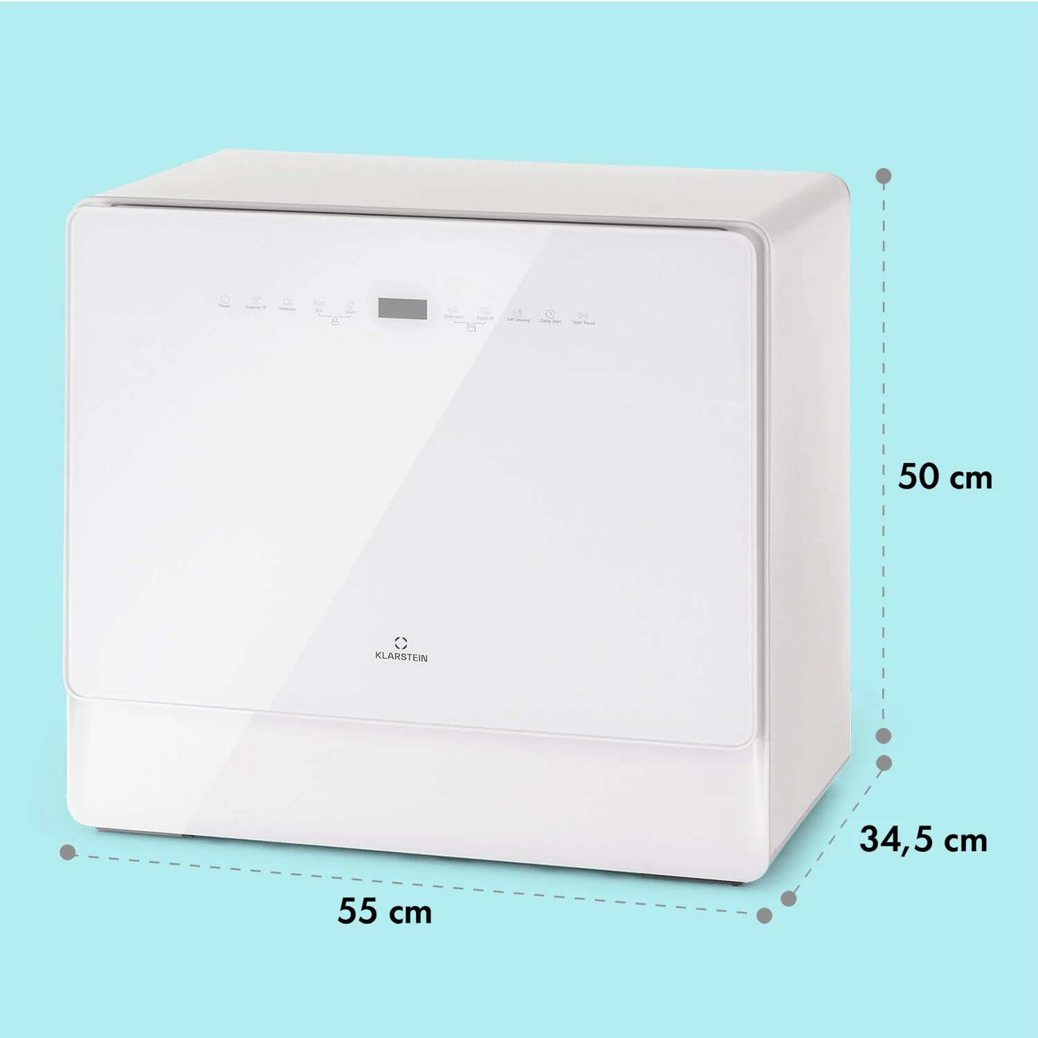 Emerald 5 Slim Geschirrspüler Freistehend 7 Programme Touch-Control – Bild 7