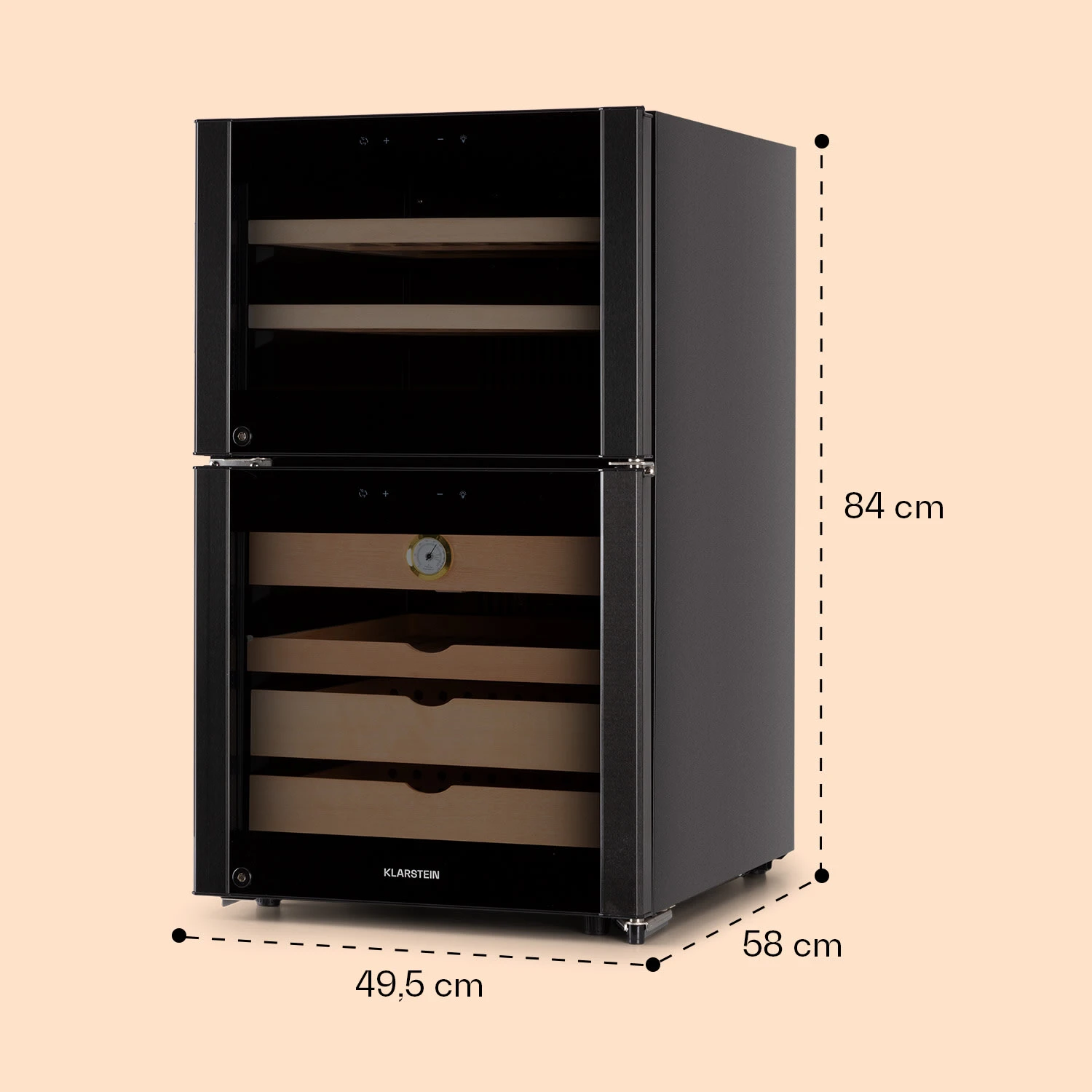 El Dorado 108 Humidor & Weinkühlschrank Touch 108L LED – Bild 8