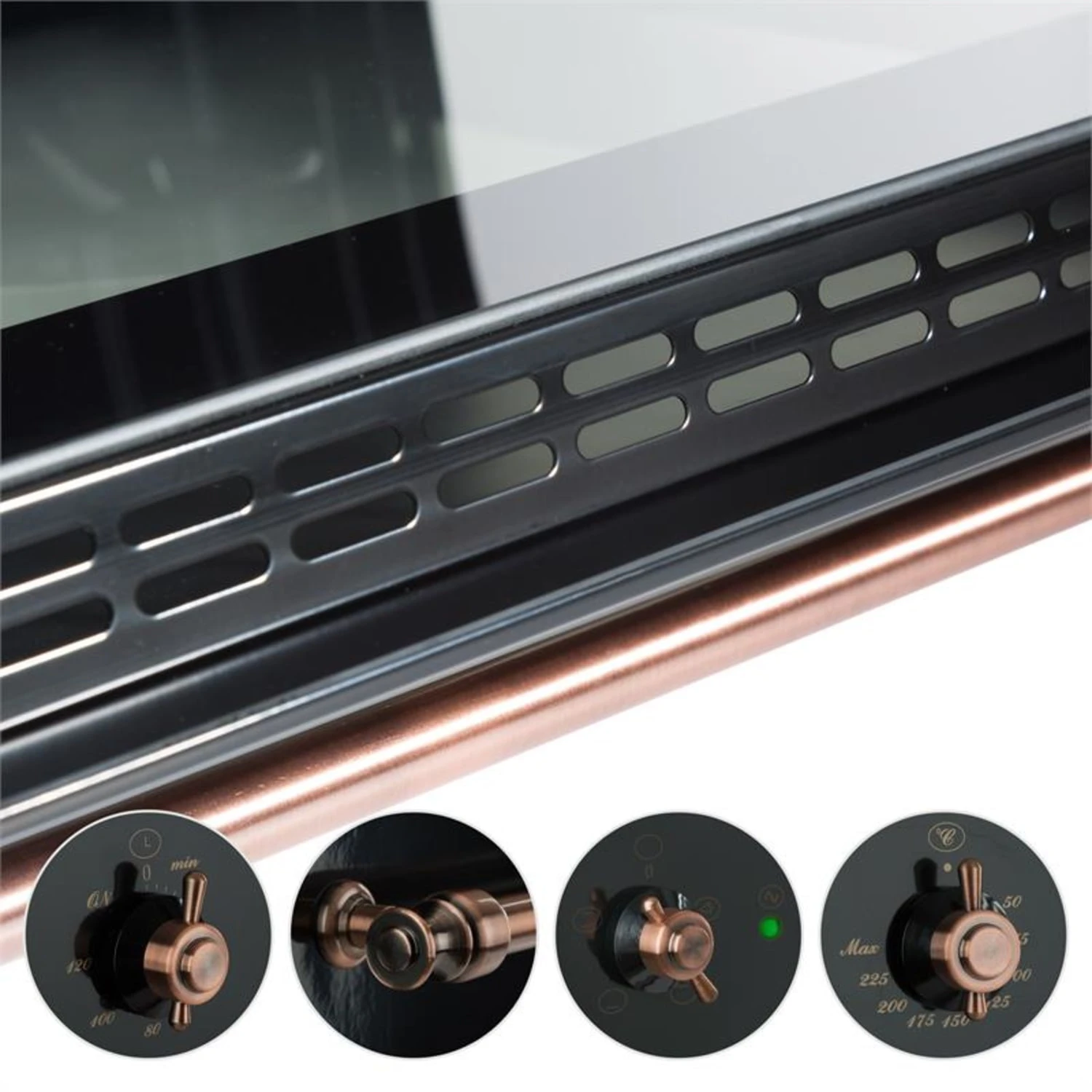 Vilhelmine Und Lumio Primo Set Backofen Dunstabzugshaube Schwarz – Bild 6