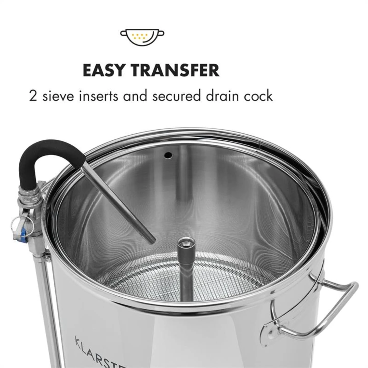 Mundschenk XXL + Eintauchkühler Bierbrauanlage 3000W 50l 304 Edelstahl – Bild 4