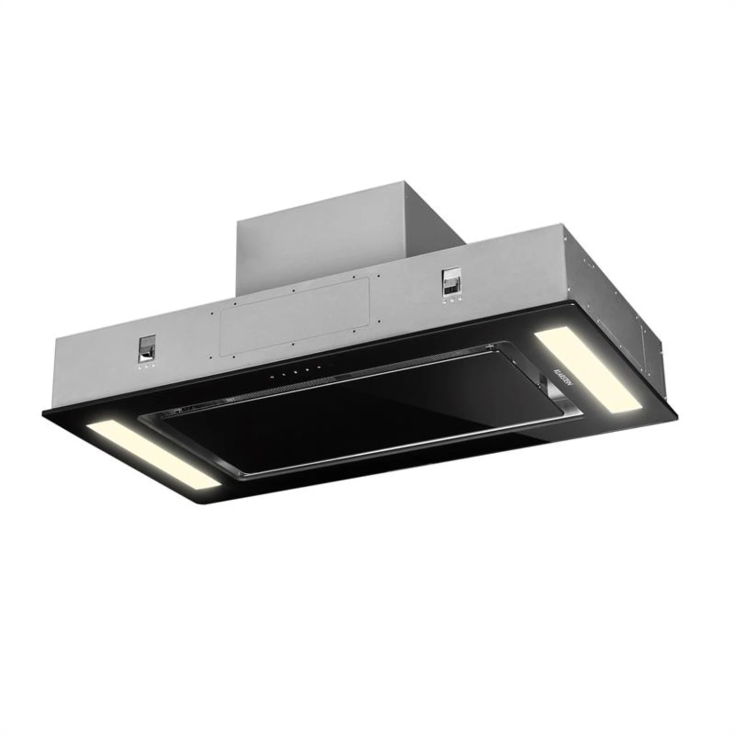 Remy Dunstabzugshaube Umluftset 90cm 230W 620m³/h Schwarz – Bild 6