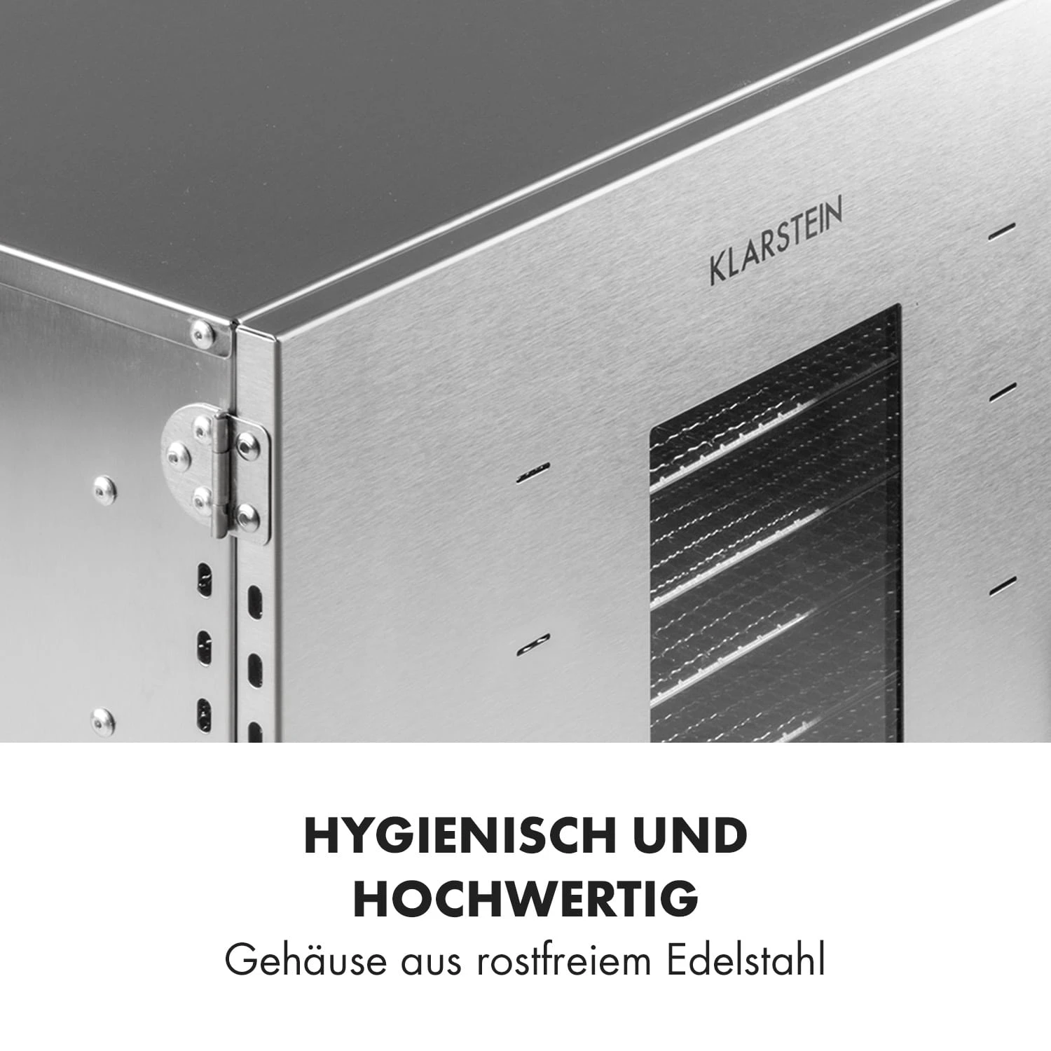 Master Jerky 16 Dörrautomat + Fleischhaken Set 1500W 40-90 °C 15h-Timer Edelstahl Silber – Bild 7