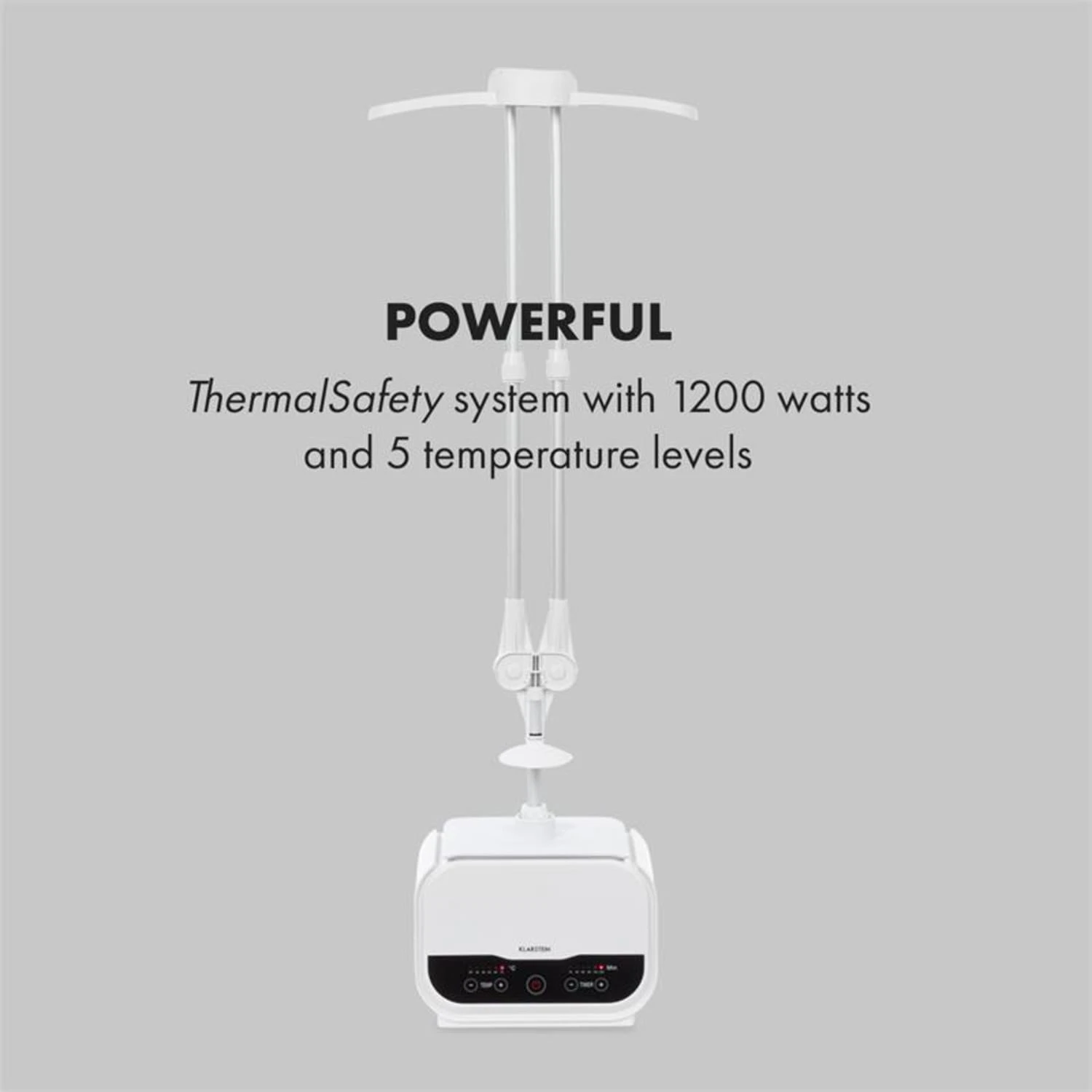 ShirtButler Pro Automatisches Trocknersystem Hemd & Hose 1200 W 2-in-1 70 °C Timer Weiß – Bild 7