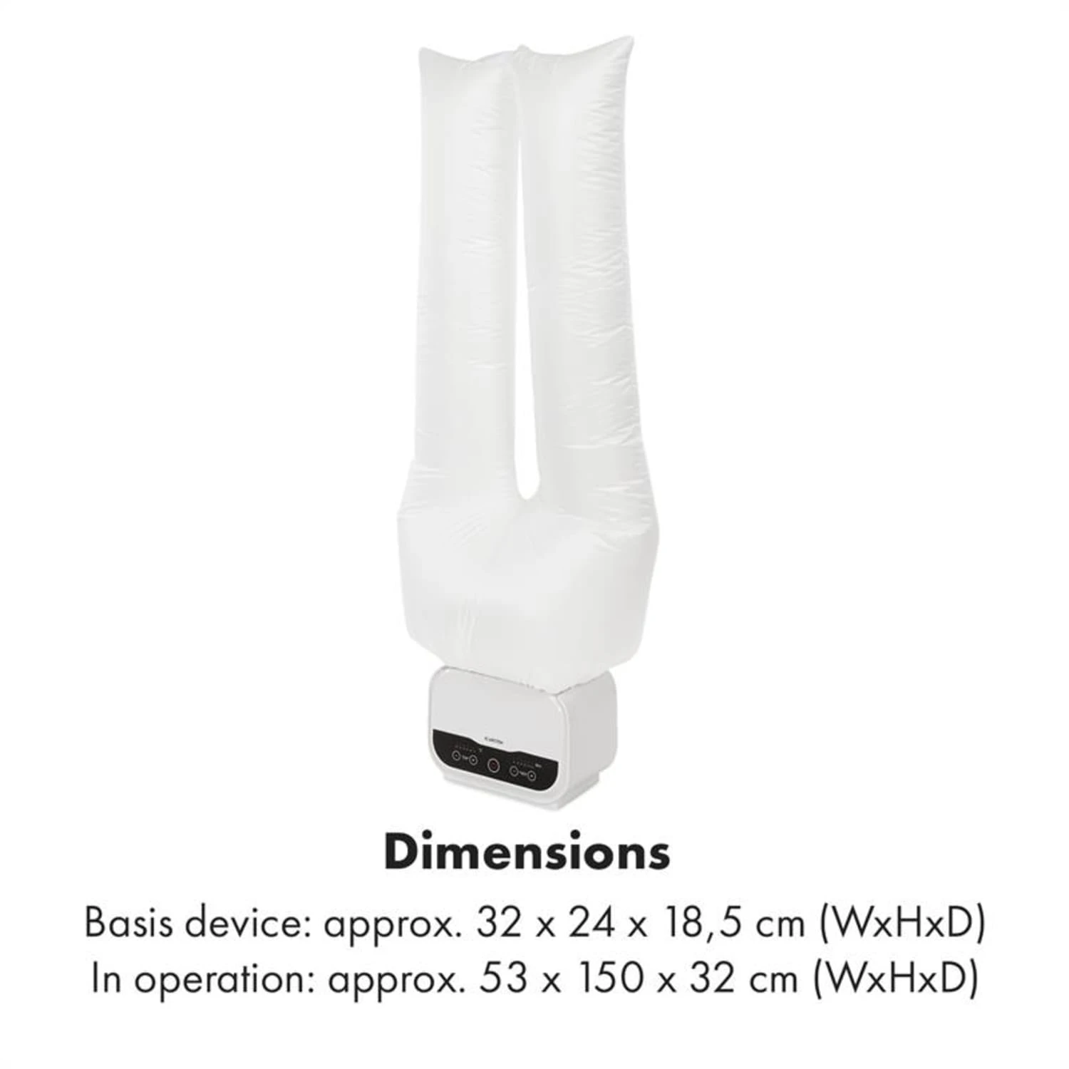 ShirtButler Pro Automatisches Trocknersystem Hemd & Hose 1200 W 2-in-1 70 °C Timer Weiß – Bild 8